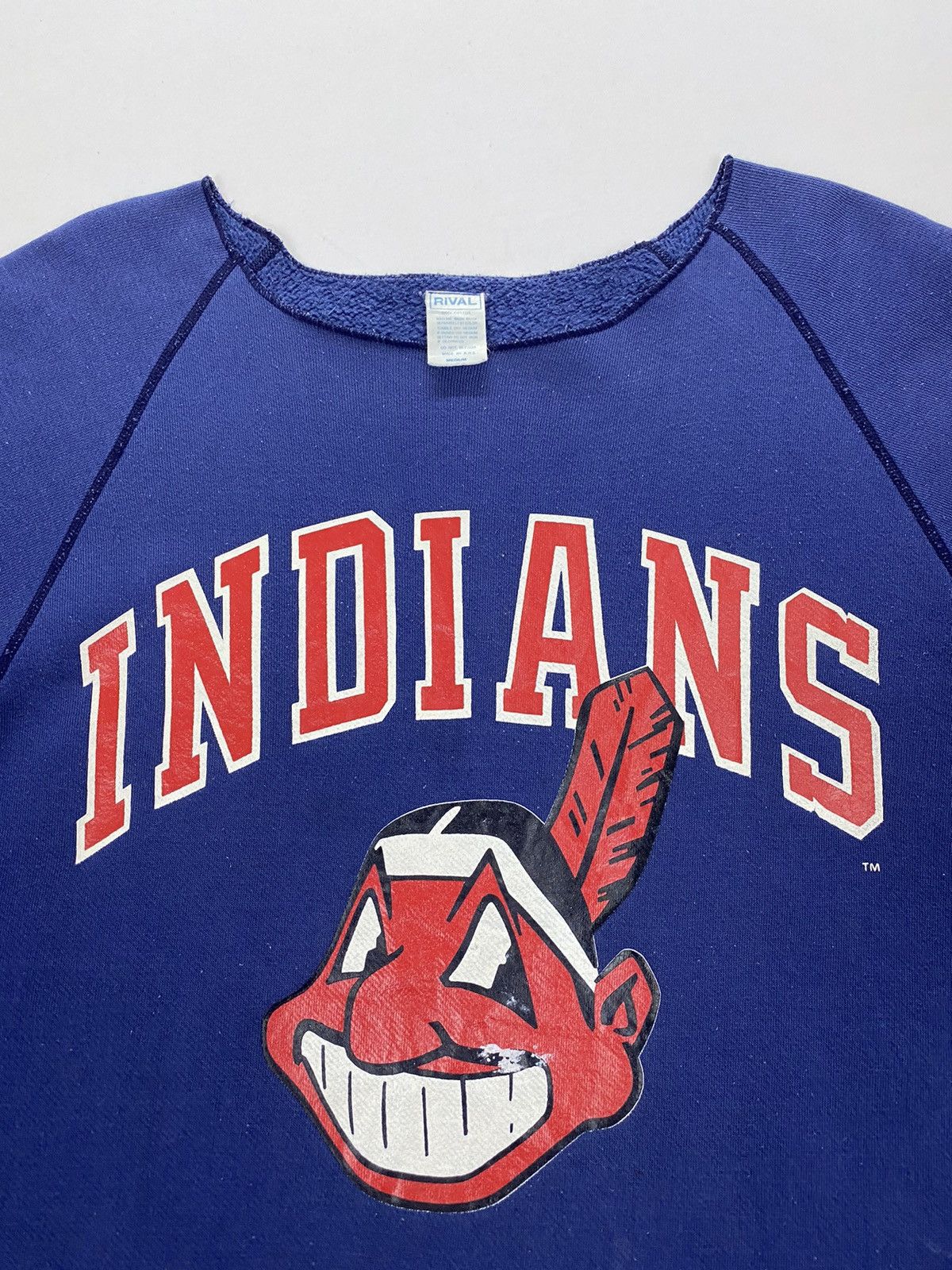 Japanese Brand Vintage Indians Sweatshirt Size US S / EU 44-46 / 1 - 7 Thumbnail