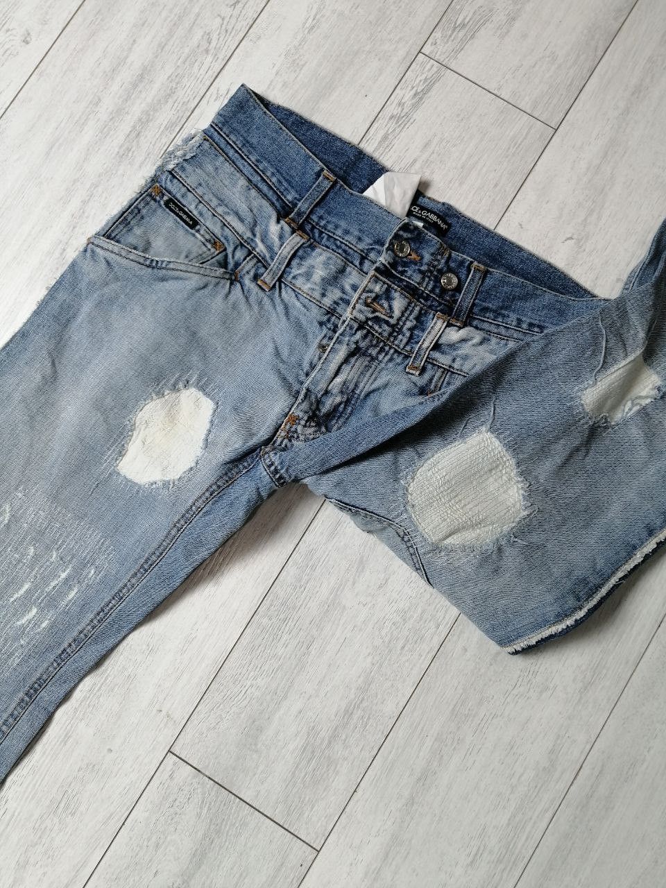 Dolce & Gabbana D&G distressed loose fit jeans Size US 30 / EU 46 - 3 Thumbnail