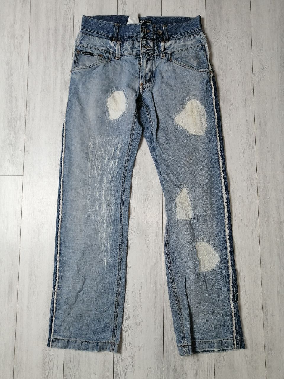 Dolce & Gabbana D&G distressed loose fit jeans Size US 30 / EU 46 - 1 Thumbnail