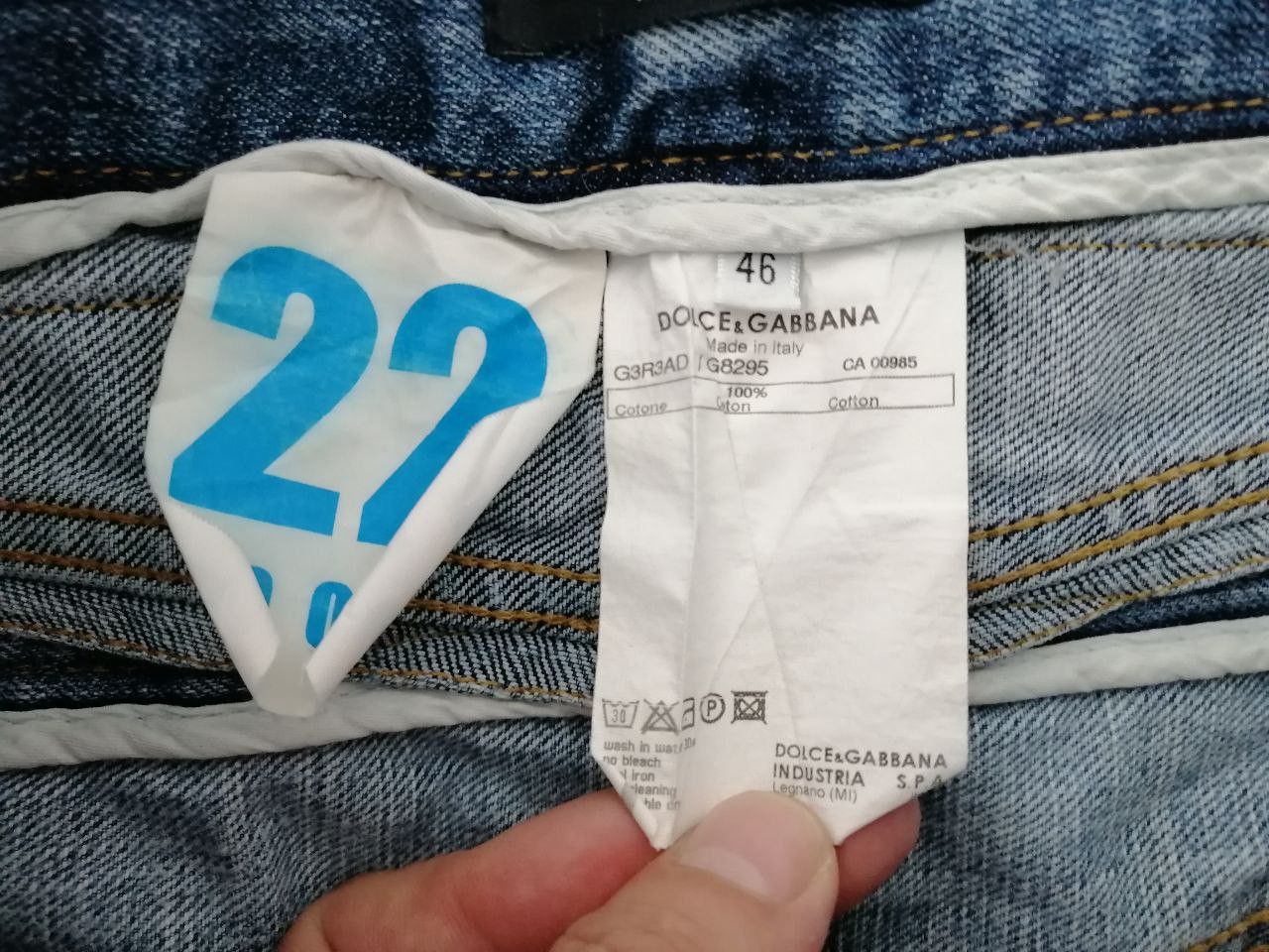 Dolce & Gabbana D&G distressed loose fit jeans Size US 30 / EU 46 - 11 Thumbnail