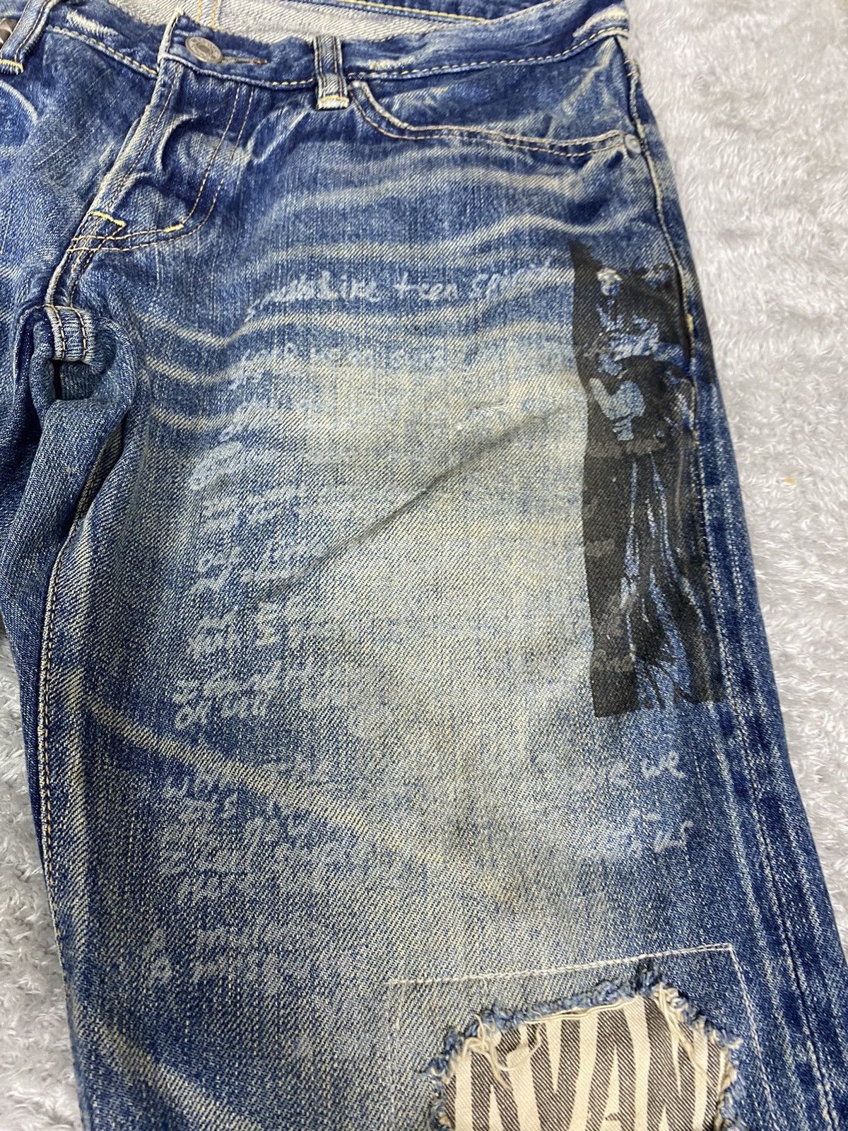 Hysteric Glamour × Nirvana Hysteric Glamour Nirvana Kurt Cobain. S0257 Size US 31 - 5 Thumbnail