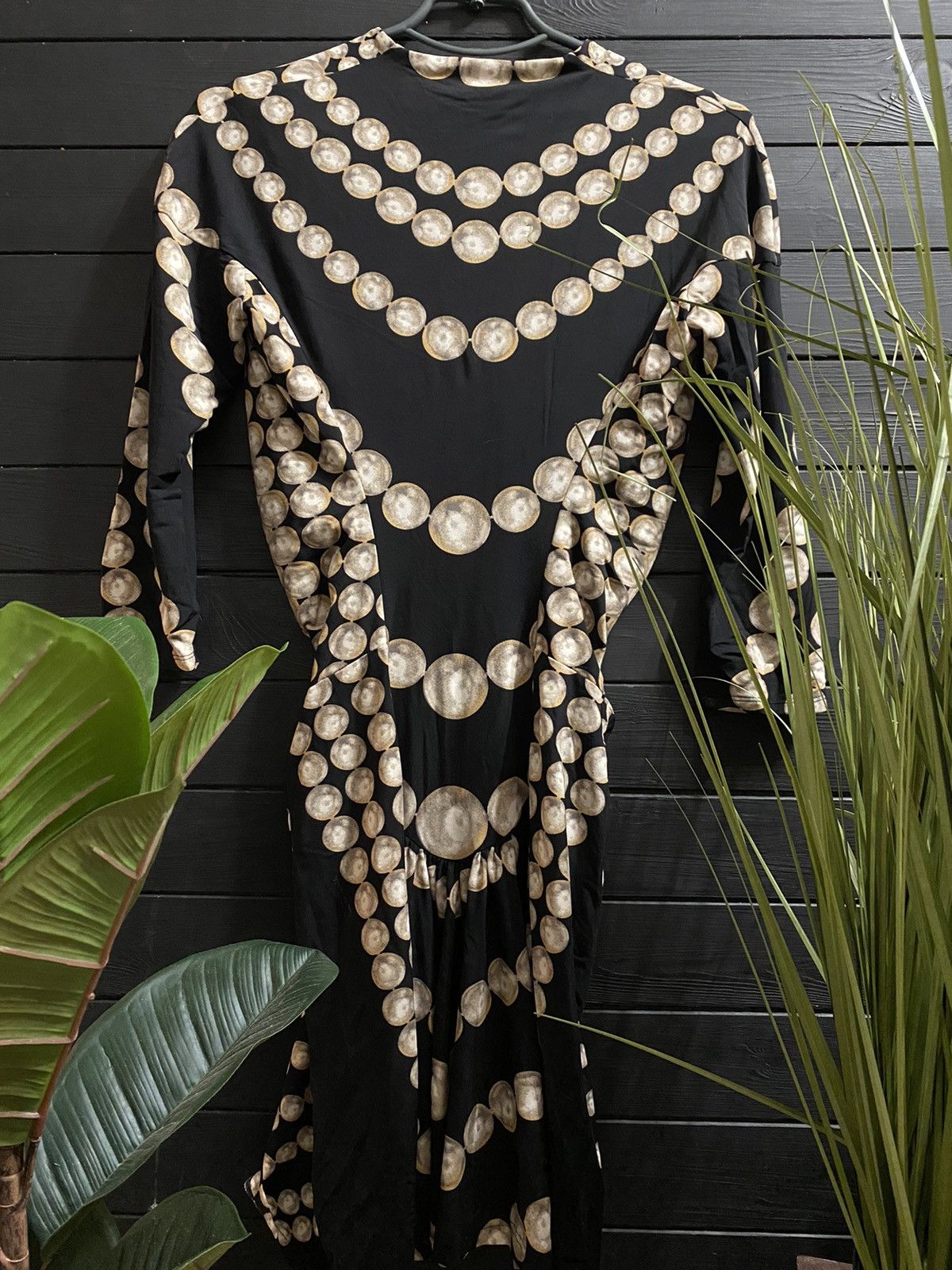 Just Cavalli × Roberto Cavalli Rare Luxury Roberto Cavalli Pearl Print Dress. Size M / US 6-8 / IT 42-44 - 7 Thumbnail