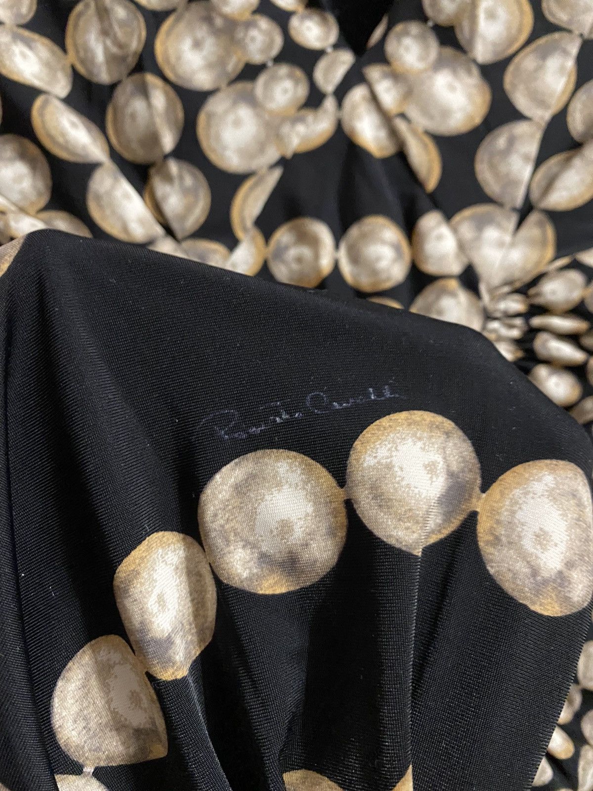 Just Cavalli × Roberto Cavalli Rare Luxury Roberto Cavalli Pearl Print Dress. Size M / US 6-8 / IT 42-44 - 6 Thumbnail
