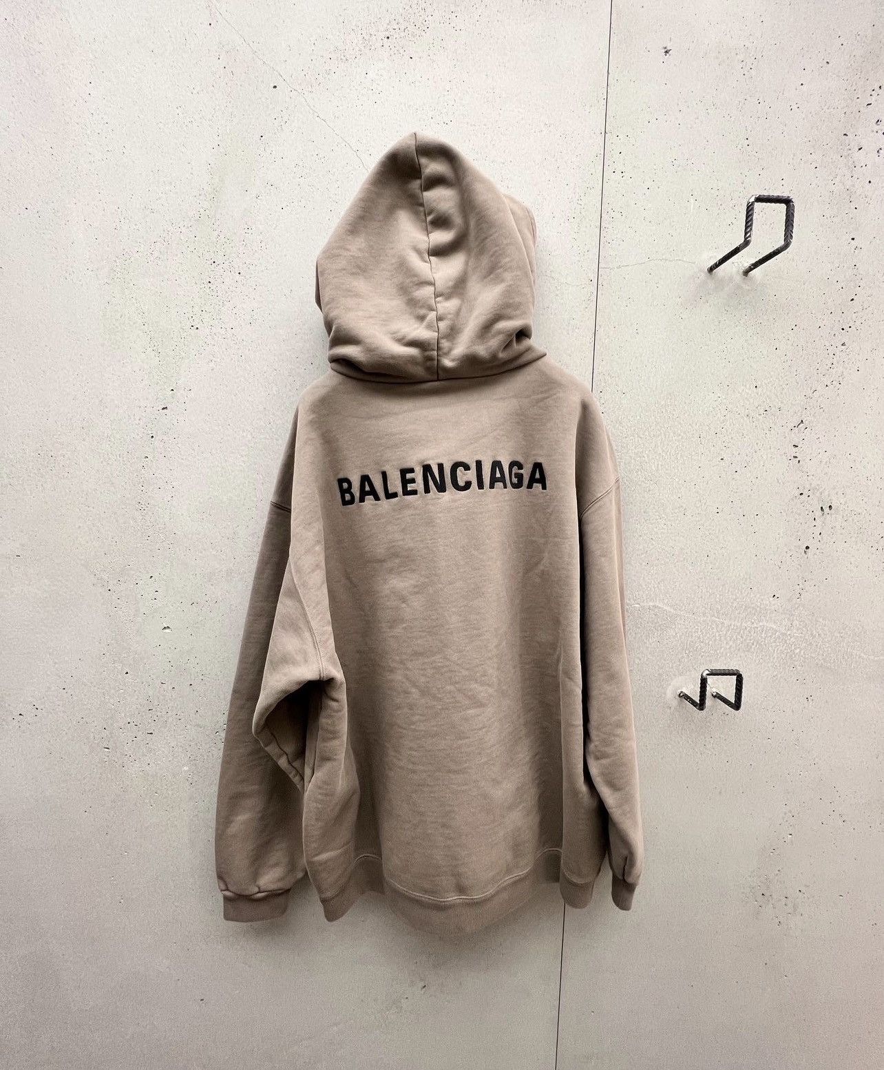 Balenciaga Balenciaga Essential Brown Hoodie SS22 RARE Grailed