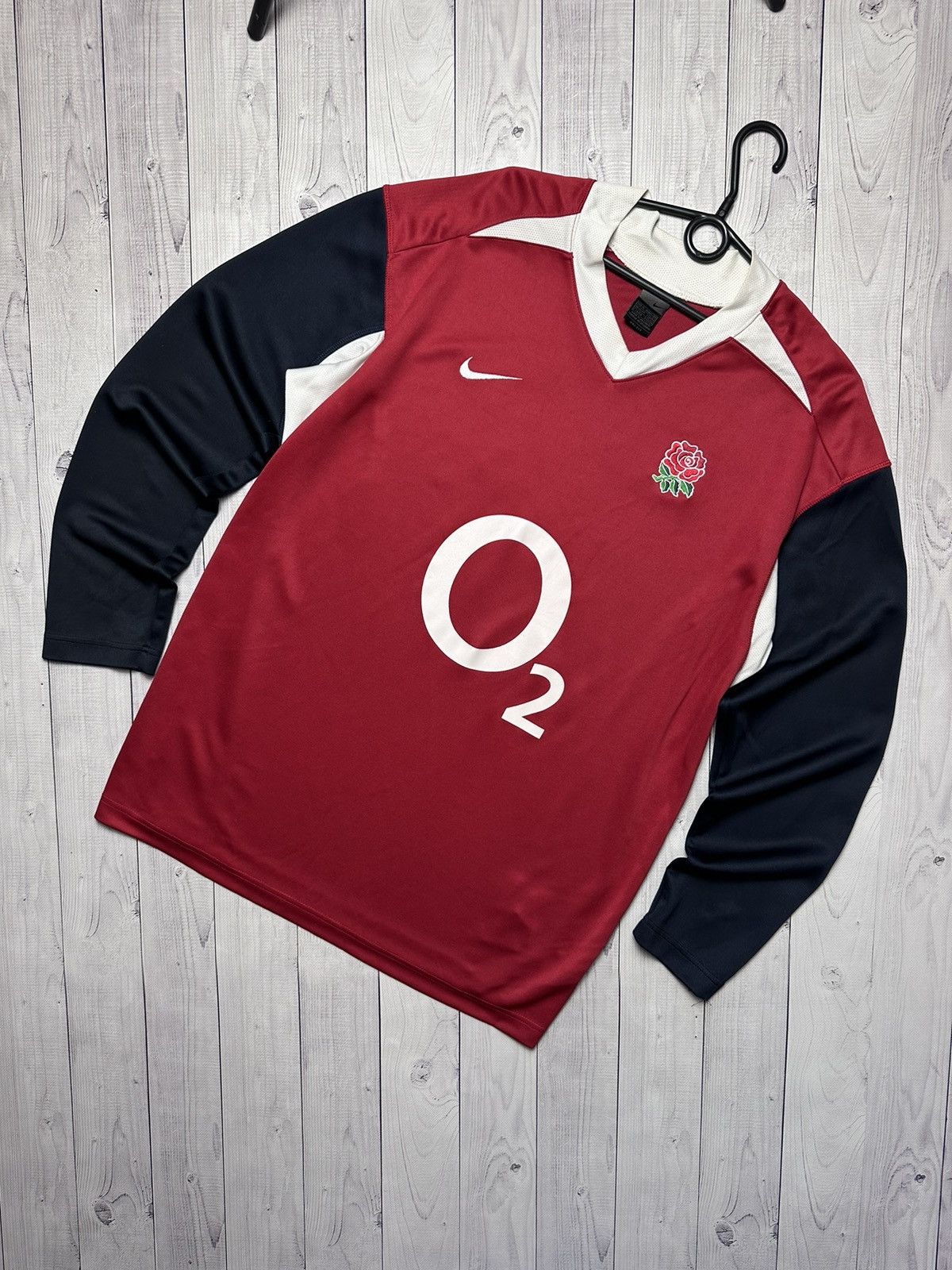 Vintage Vintage Nike Rugby jersey long sleeve size XL O2 Size US XL / EU 56 / 4 - 1 Thumbnail