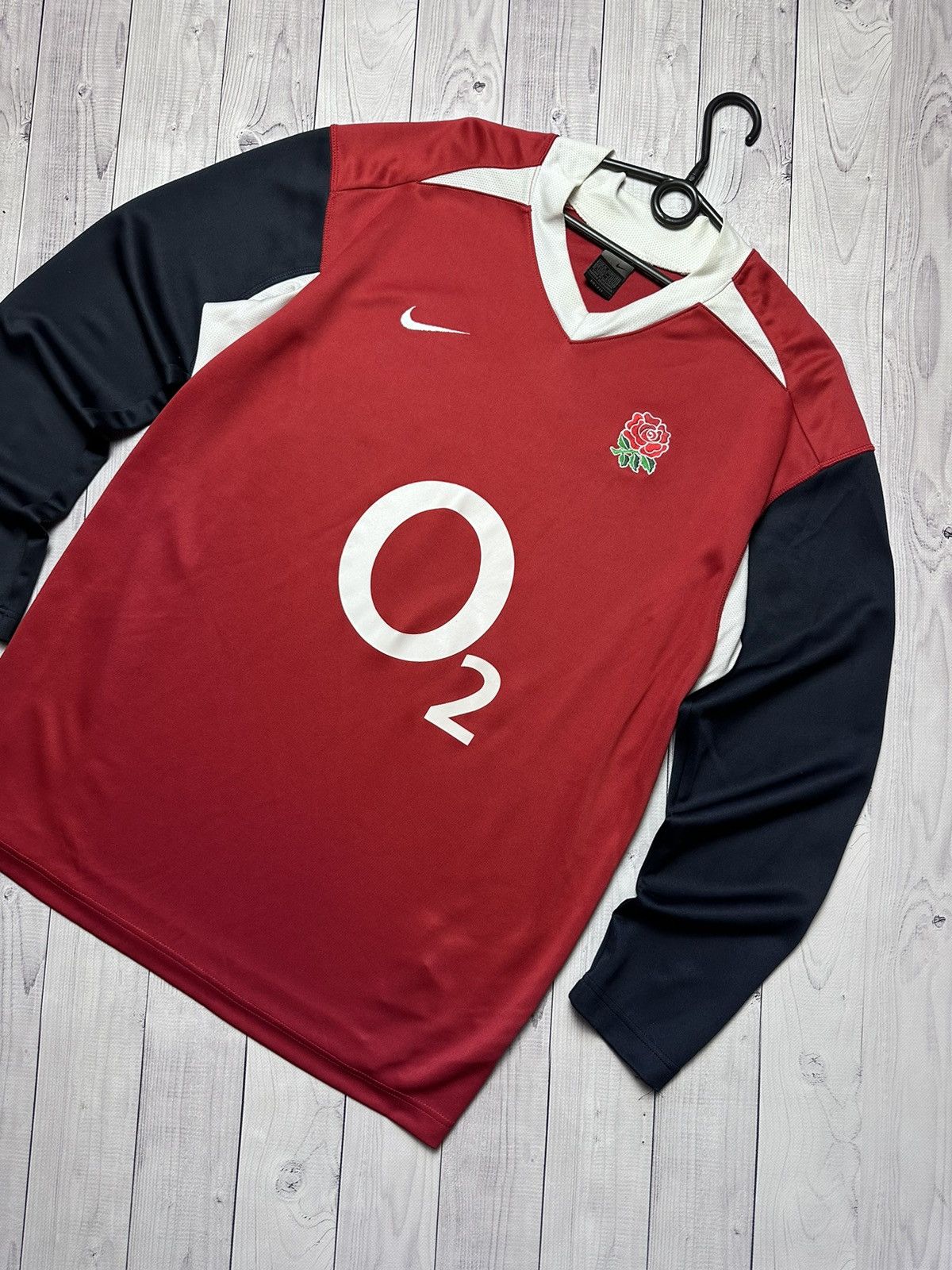 Vintage Vintage Nike Rugby jersey long sleeve size XL O2 Size US XL / EU 56 / 4 - 2 Thumbnail