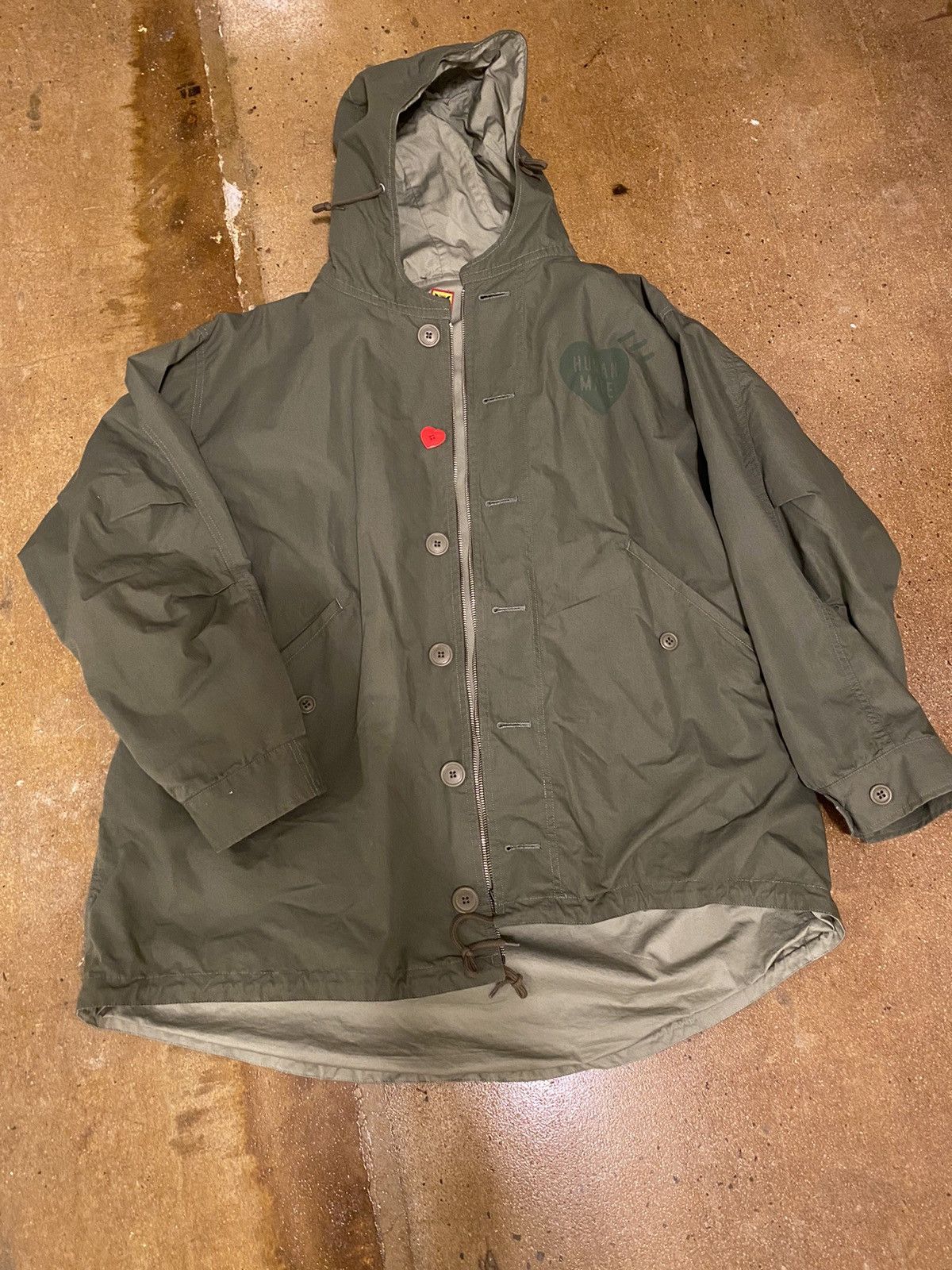 Image of Human Made Parka in Green, Men's (Size XL)