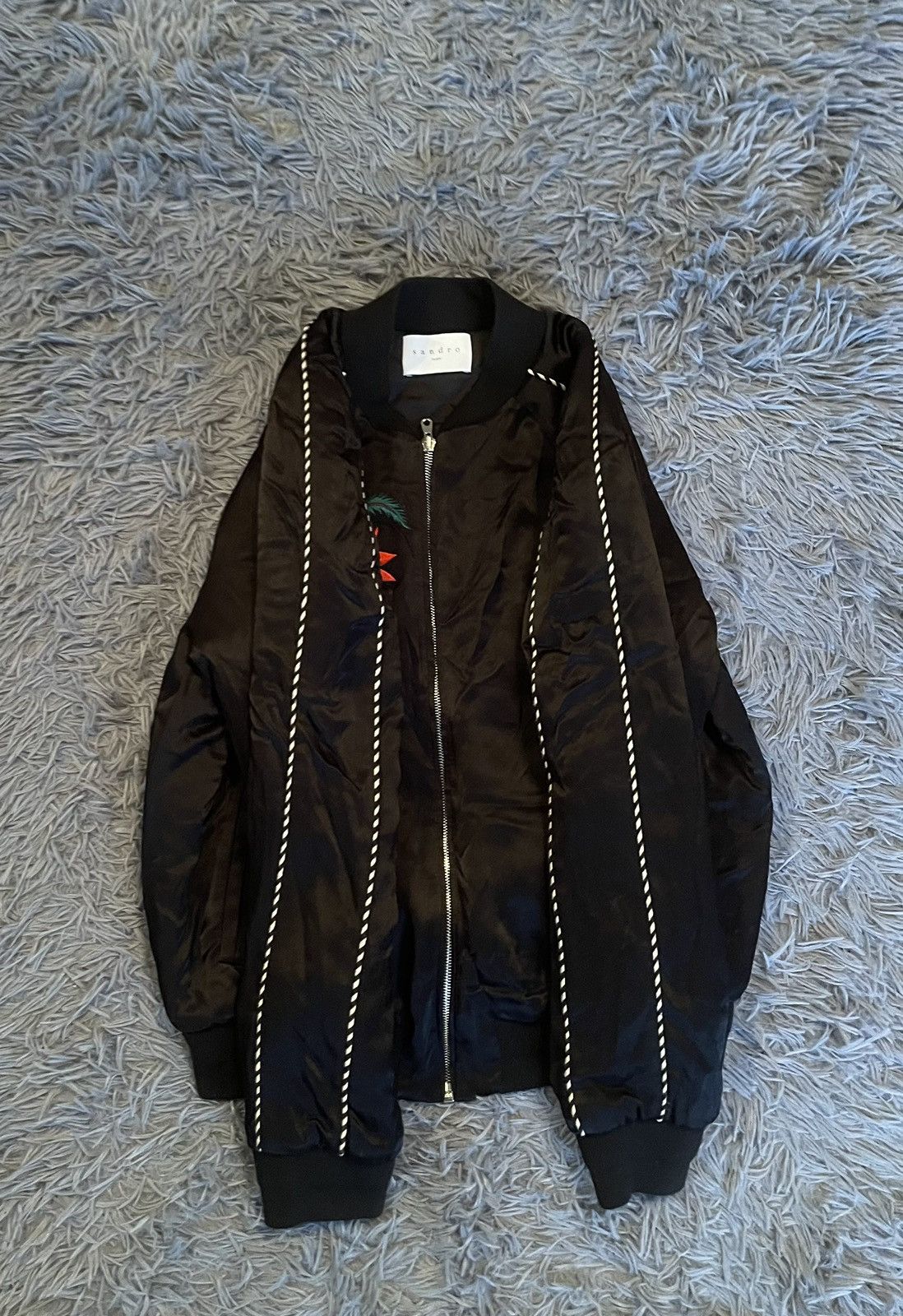 Sandro Sandro Sukajan souvenir Japanese style avant garde jacket Size M / US 6-8 / IT 42-44 - 9 Thumbnail