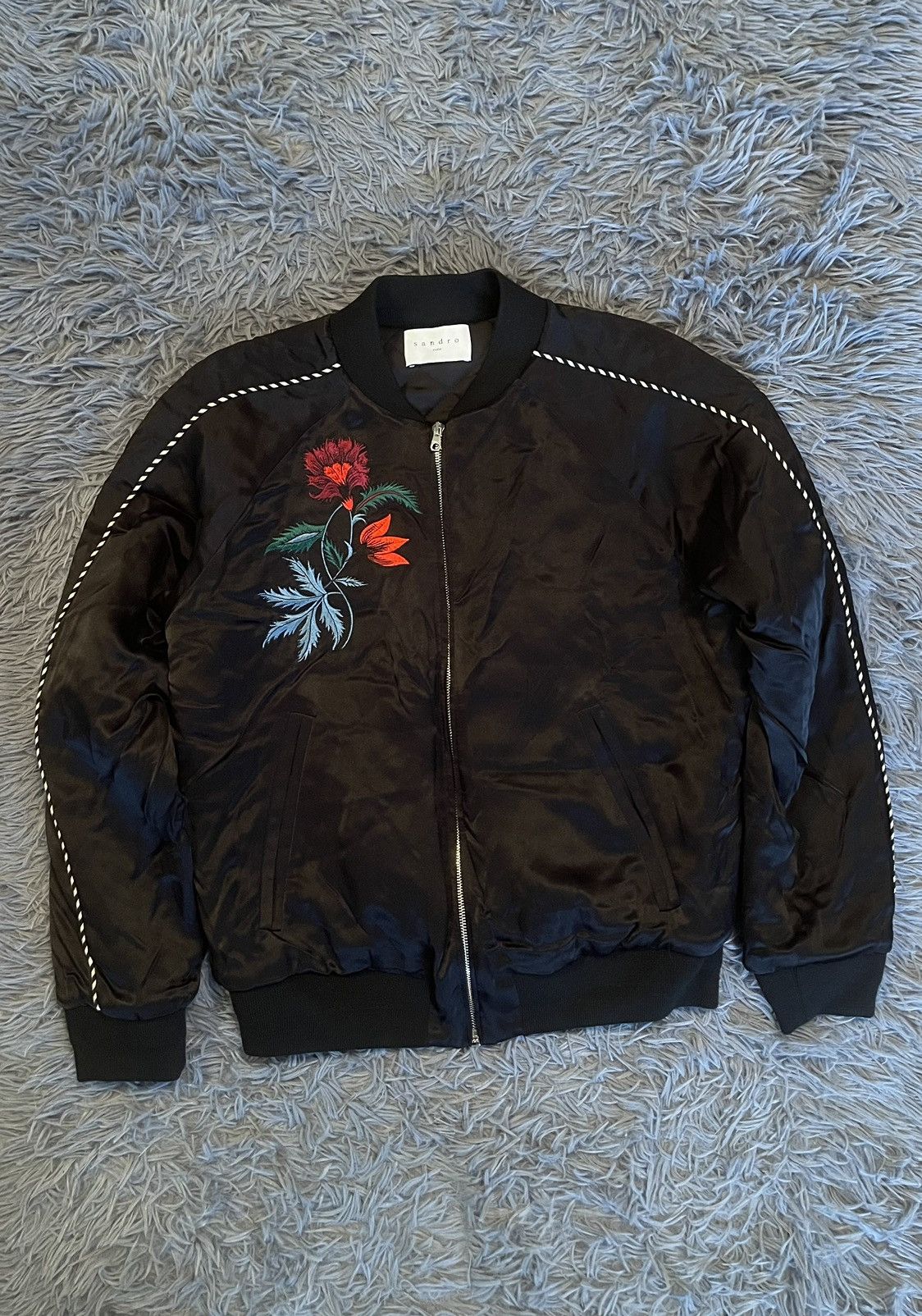 Sandro Sandro Sukajan souvenir Japanese style avant garde jacket Size M / US 6-8 / IT 42-44 - 2 Thumbnail