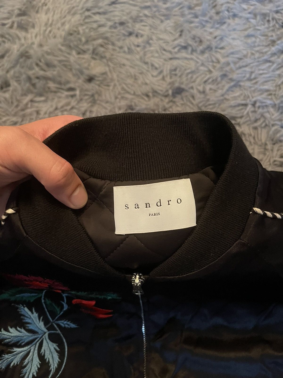 Sandro Sandro Sukajan souvenir Japanese style avant garde jacket Size M / US 6-8 / IT 42-44 - 4 Thumbnail