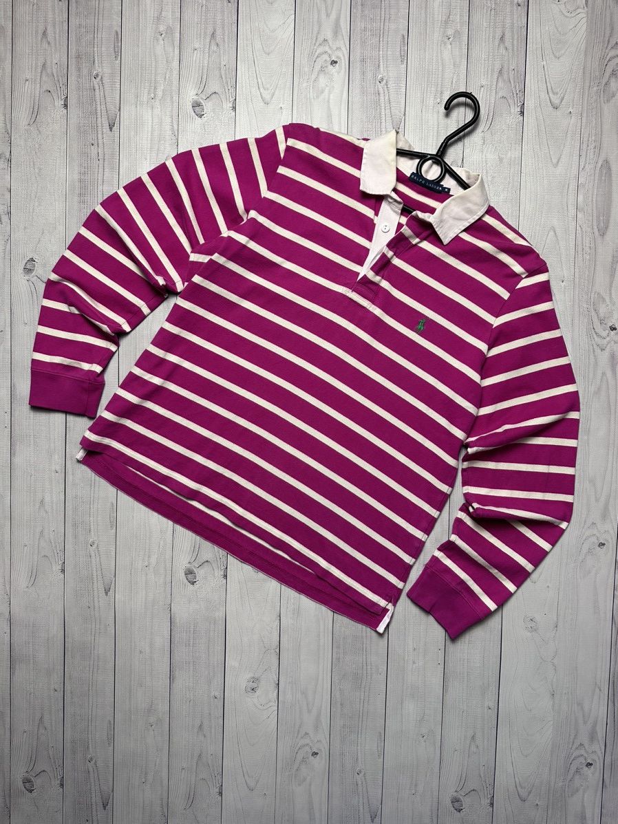 Other Vintage polo Ralph Lauren women’s rugby striped pink XL Size XL / US 12-14 / IT 48-50 - 1 Thumbnail