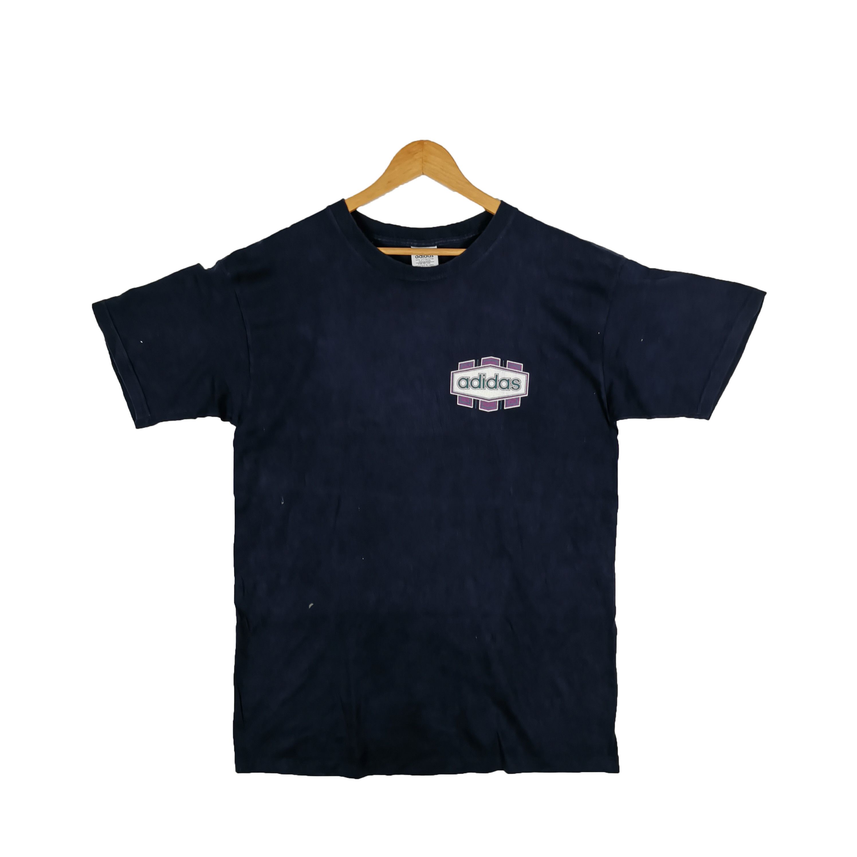 Vintage Vintage 90s Adidas T-Shirt Adidas Tee Adidas 56789 Size US L / EU 52-54 / 3 - 2 Thumbnail