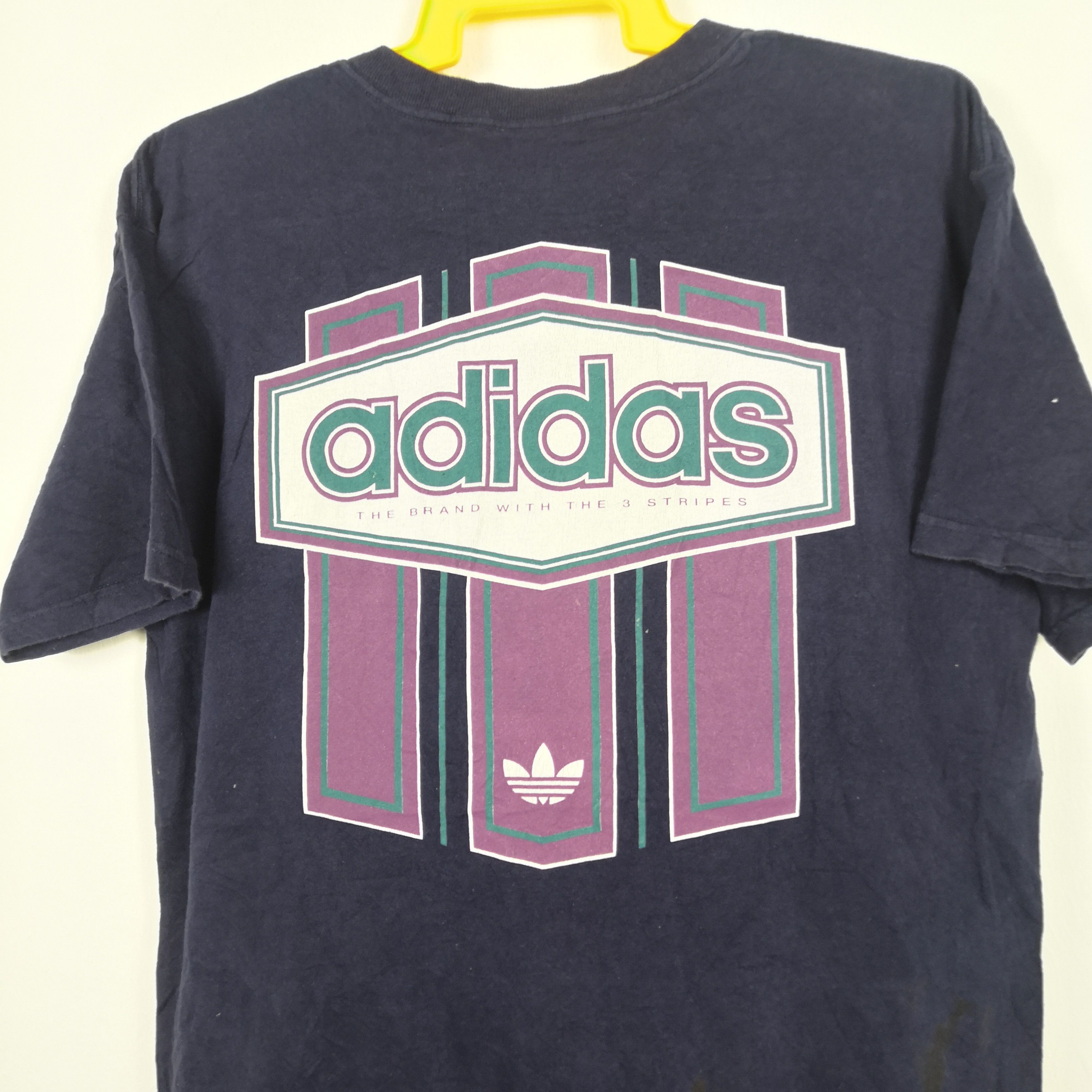 Vintage Vintage 90s Adidas T-Shirt Adidas Tee Adidas 56789 Size US L / EU 52-54 / 3 - 5 Thumbnail