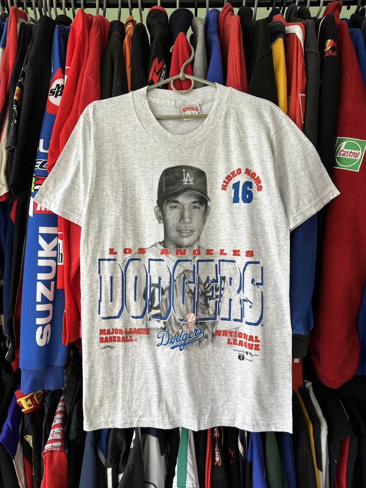 Vintage Hideo Nomo MLB T Shirt 90s MLB Los Angeles Dodgers 