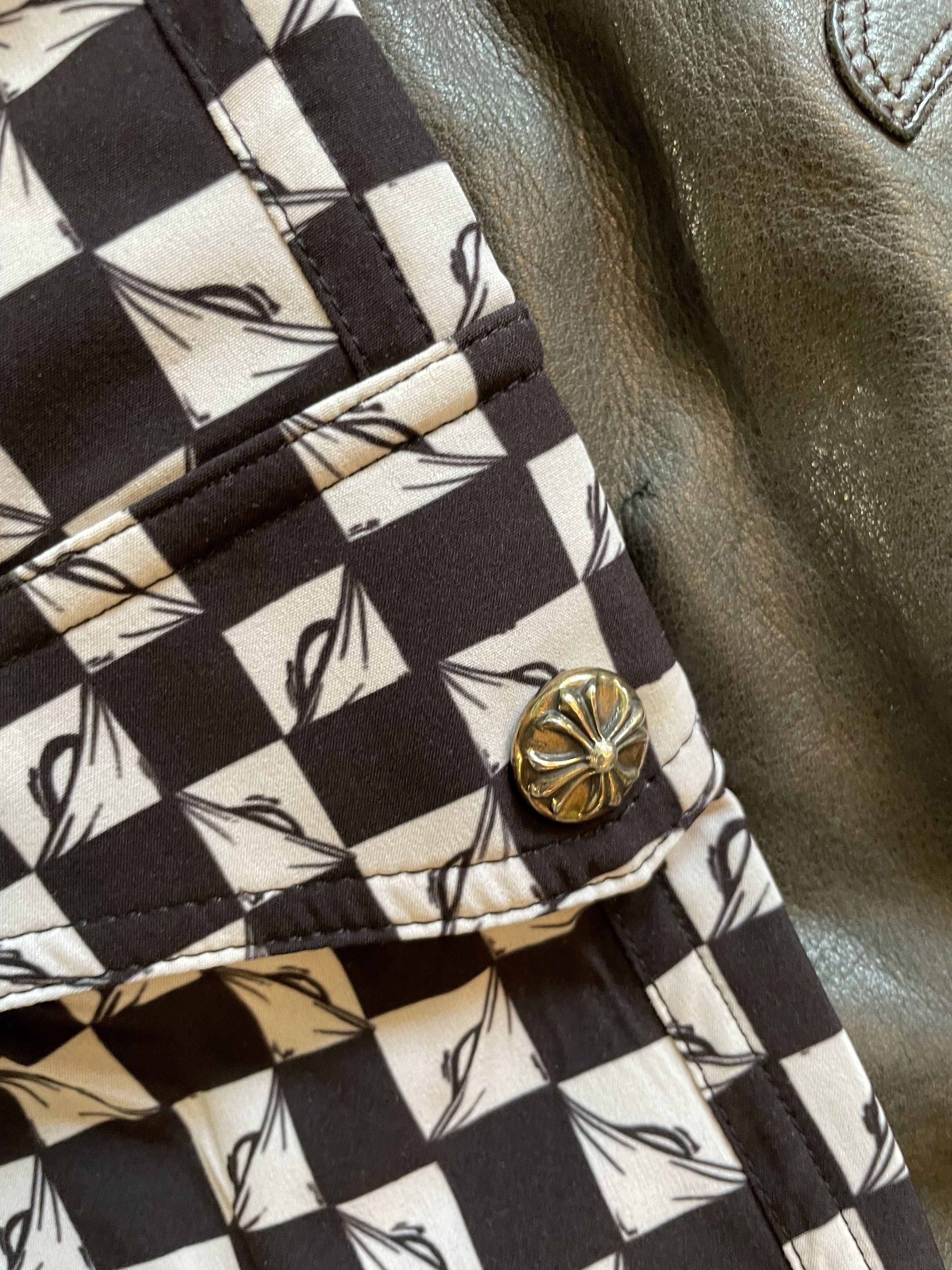 Chrome Hearts CHROME HEARTS CHECKERBOARD MALIBU SHORTS Size US 34 / EU 50 - 2 Thumbnail