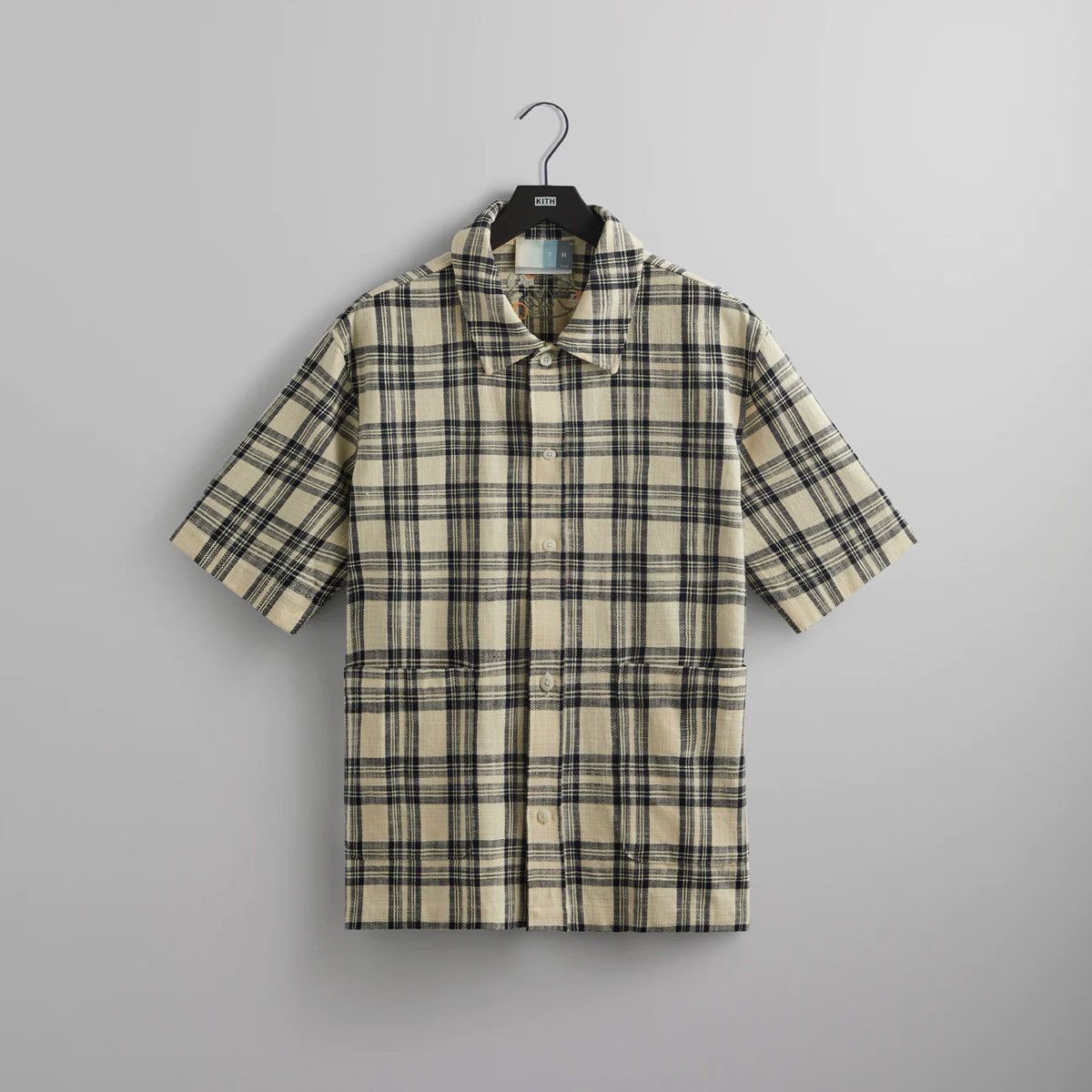 KithMulti Stripe Boxy Collared Overshirt-