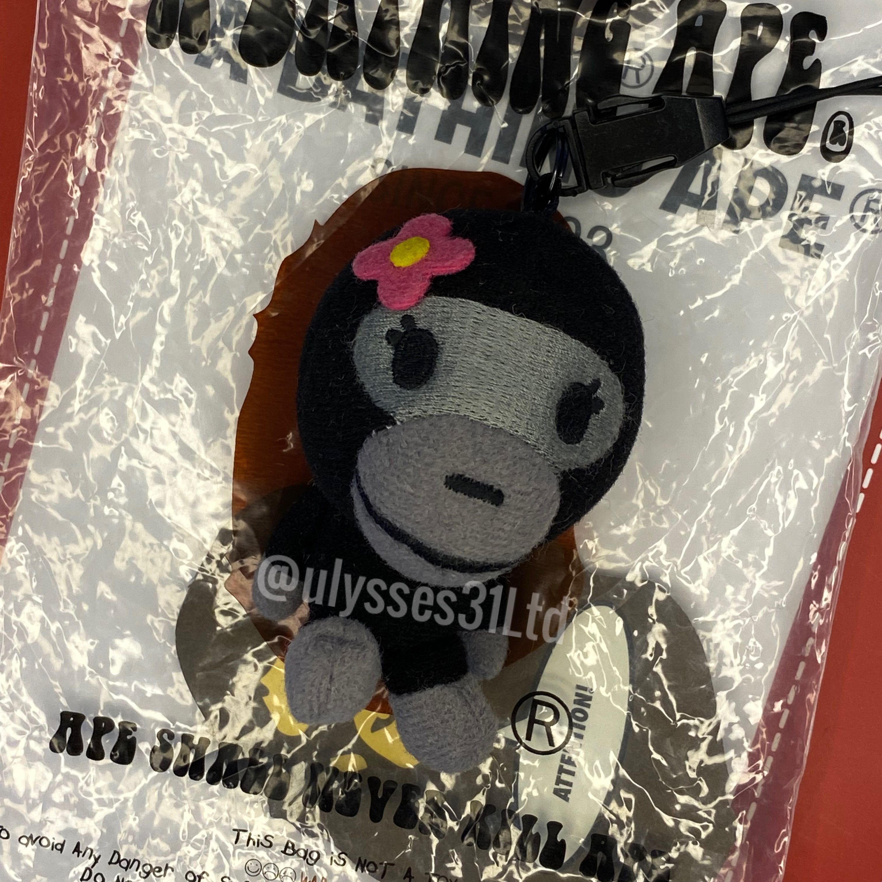 image of Bape Baby Lisa Keychain, Men's