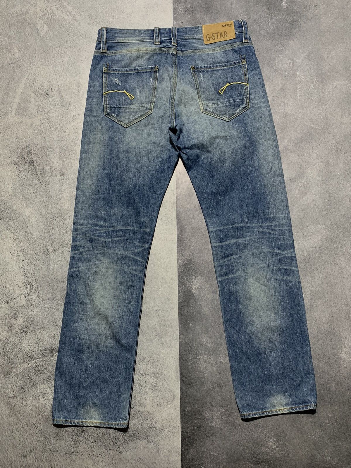 G-Star × Vintage Vintage G-star RAW denim jeans streetwear style size 33x32 Size US 33 - 5 Thumbnail