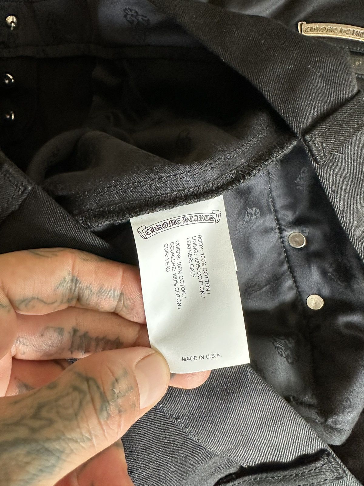 Chrome Hearts CHROME HEARTS CHINO SKATER PANTS JEANS NEW SZ 36 Size US 36 / EU 52 - 5 Thumbnail