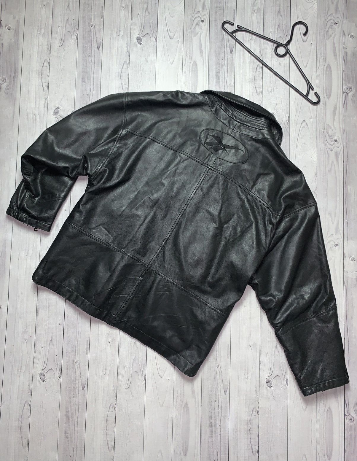 Reebok × Vintage Vintage natural Leather jacket Reebok size M Size US M / EU 48-50 / 2 - 5 Thumbnail