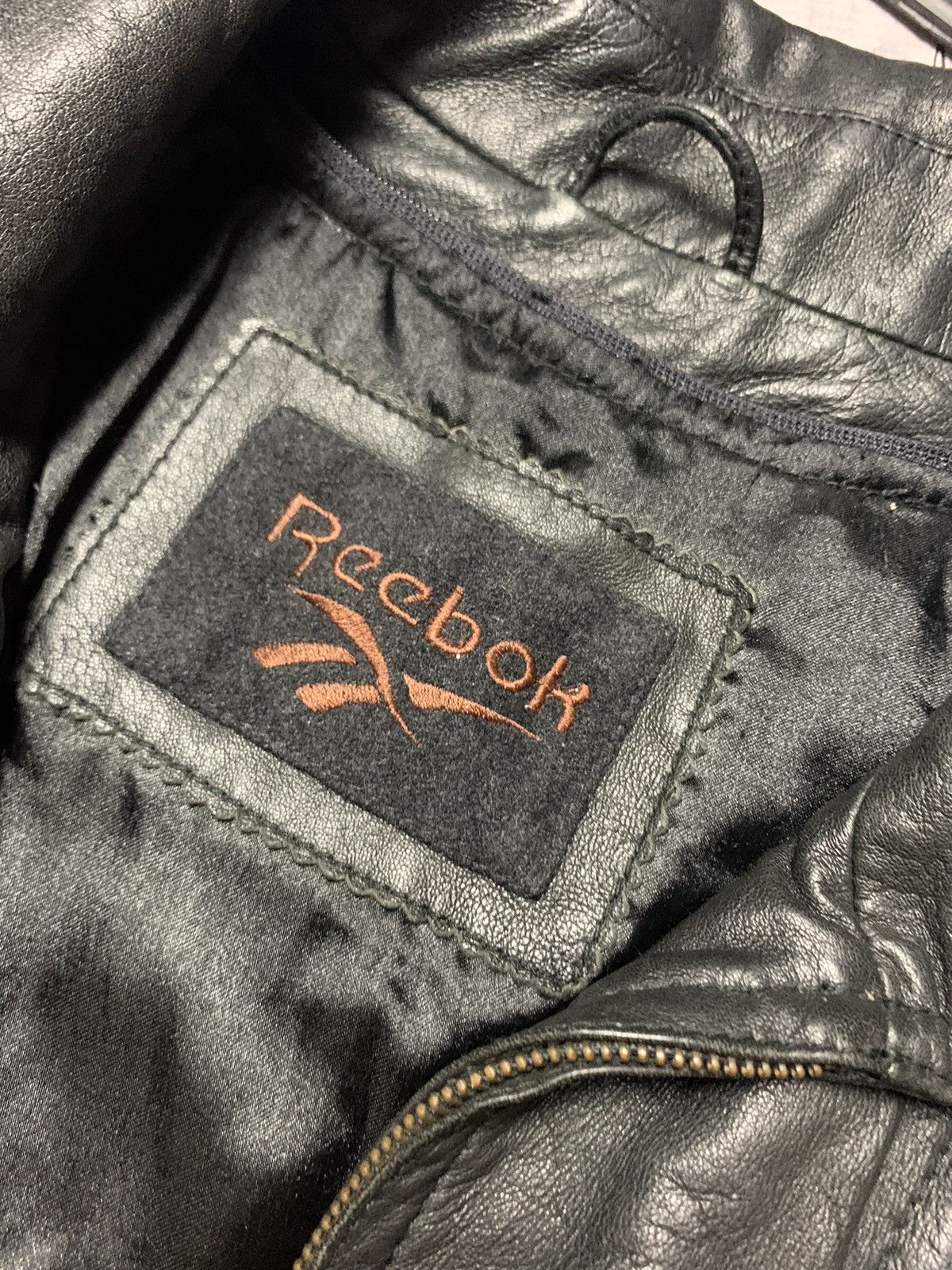 Reebok × Vintage Vintage natural Leather jacket Reebok size M Size US M / EU 48-50 / 2 - 3 Thumbnail