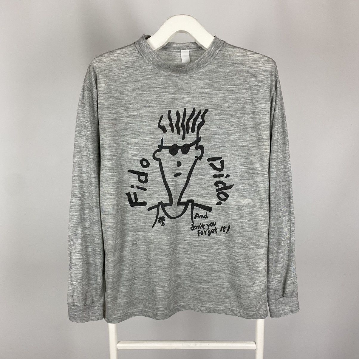 Vintage 1990’s Vintage Fido Dido Graphics Long Sleeve Shirt Size US M / EU 48-50 / 2 - 1 Thumbnail