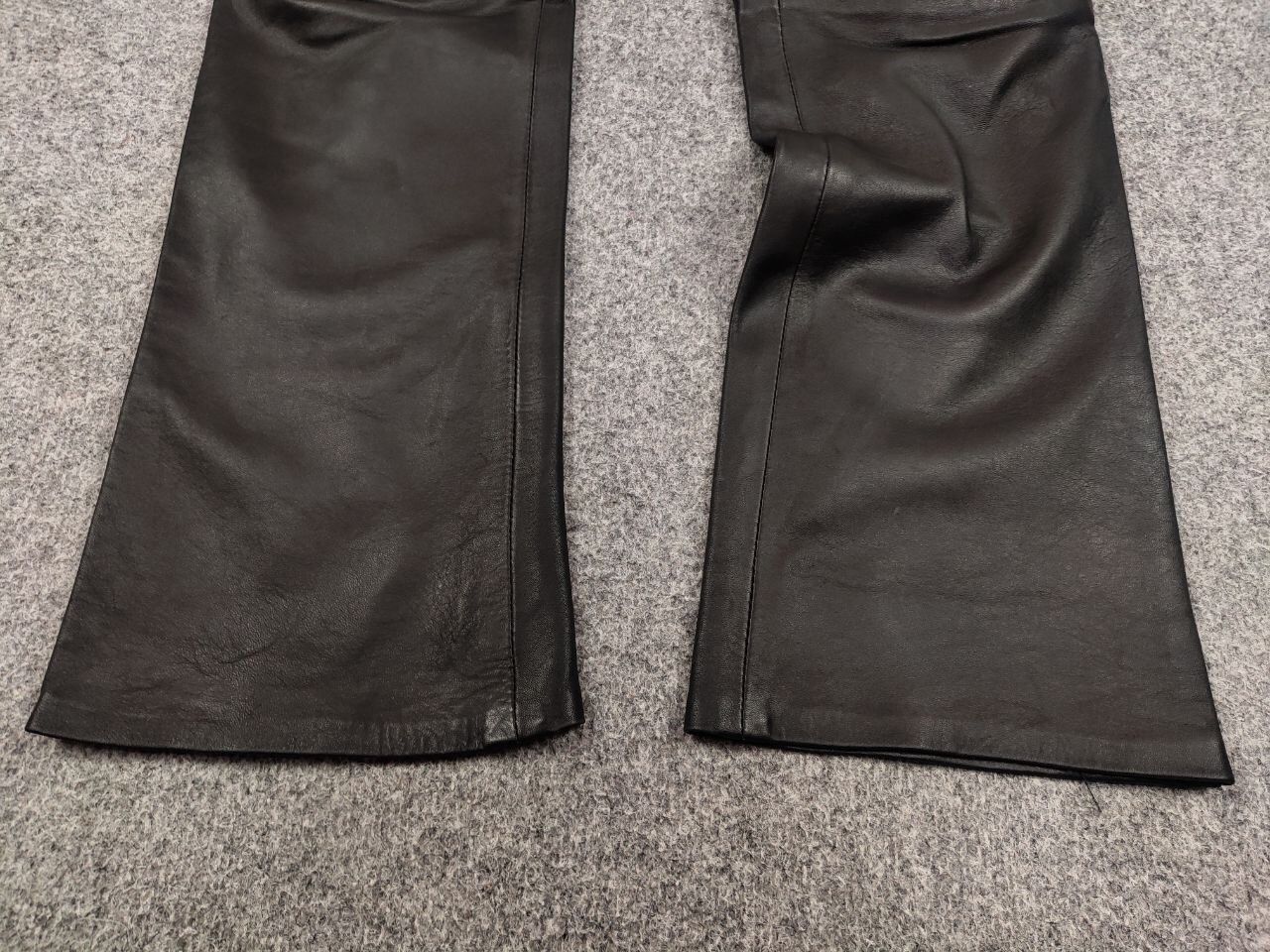 Vintage 90's Japan Avant Garde Leather Baggy Flared Pants
