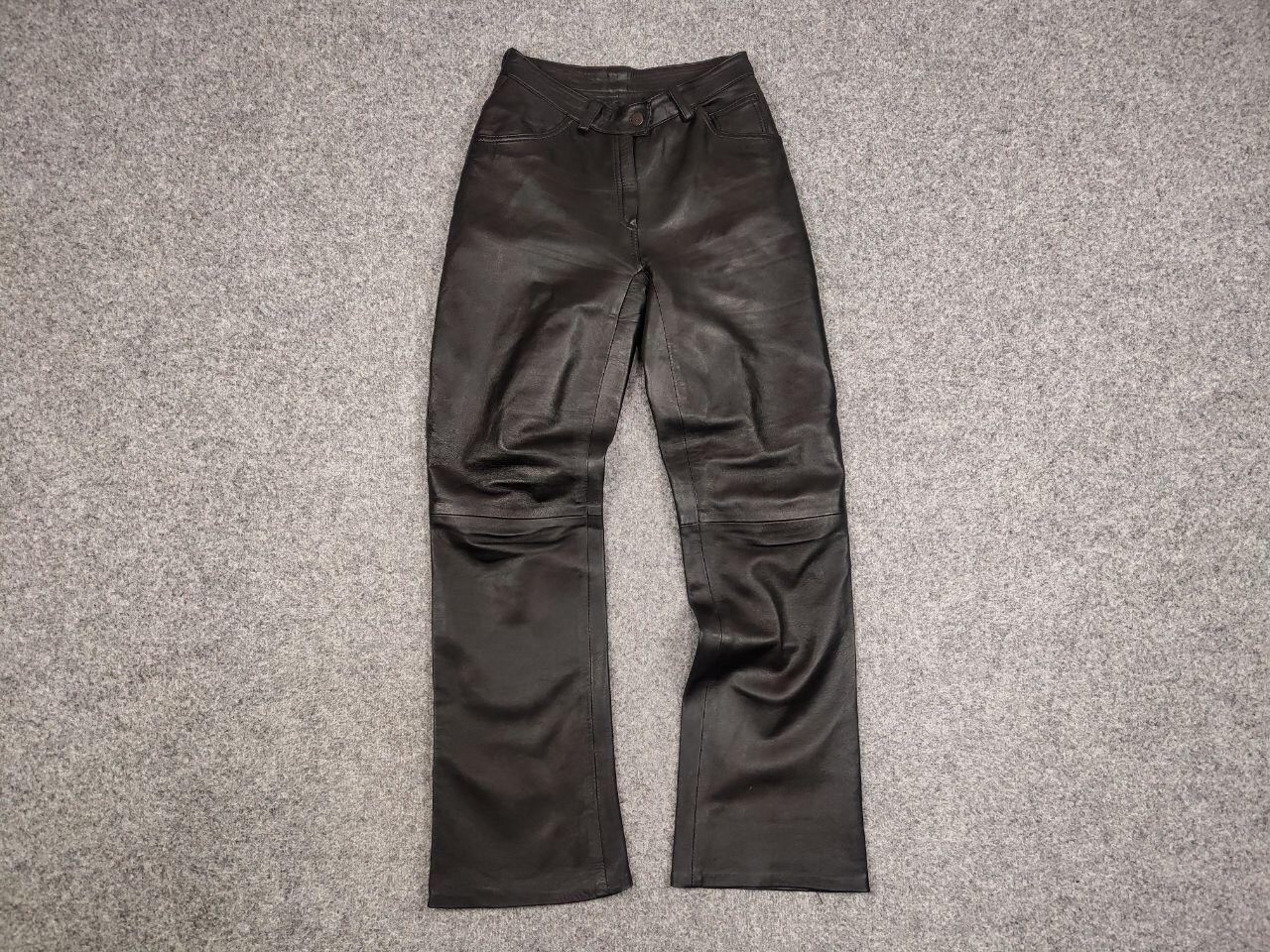 Vintage 90's Japan Avant Garde Leather Baggy Flared Pants