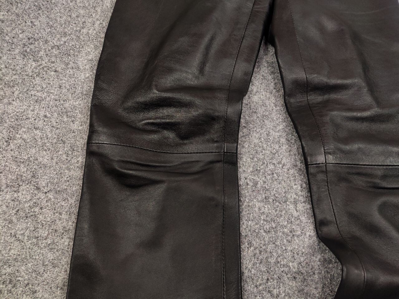 Vintage 90's Japan Avant Garde Leather Baggy Flared Pants