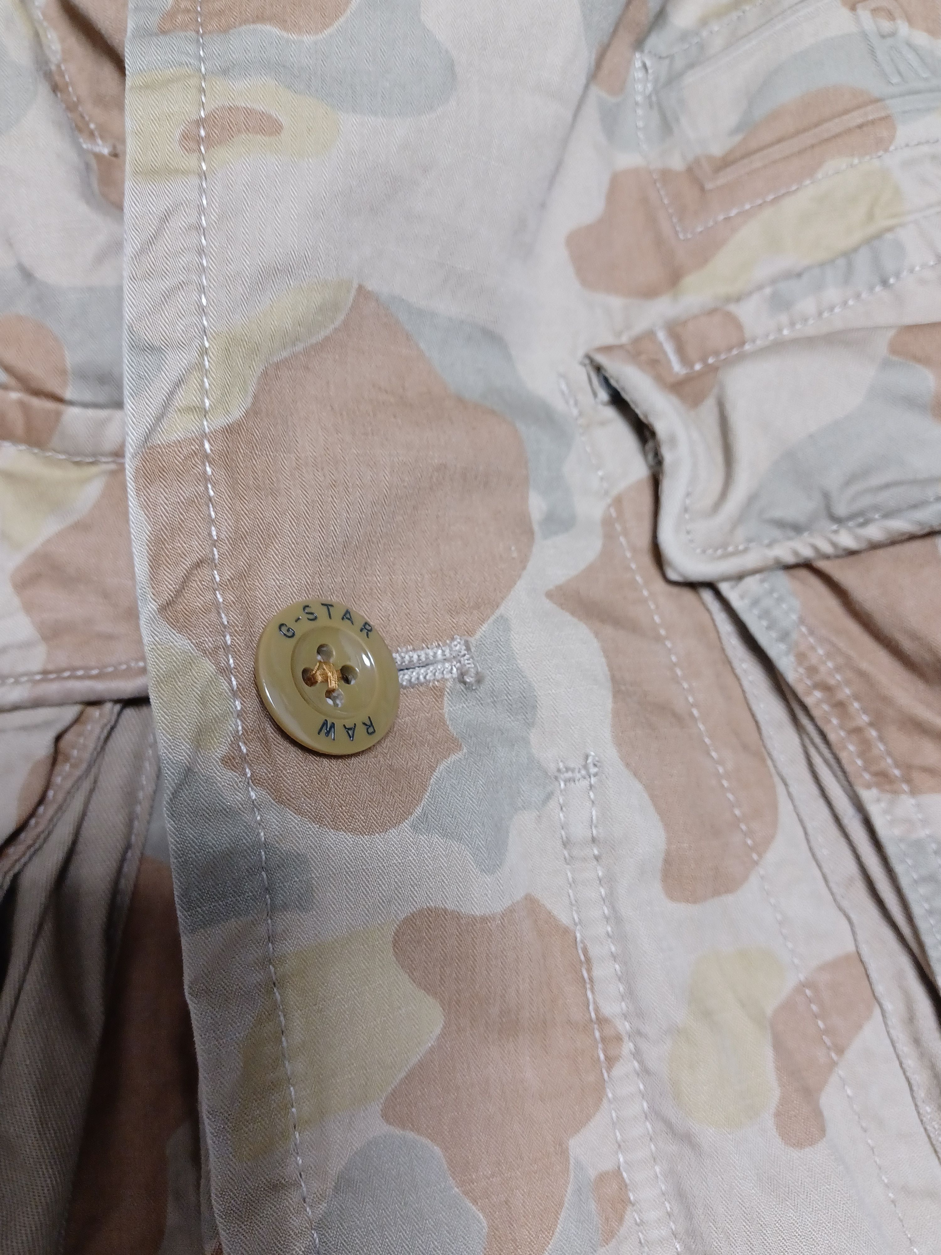 G-Star G star raw yellow camo multipocket cargo avant garde jacket Size US M / EU 48-50 / 2 - 4 Thumbnail