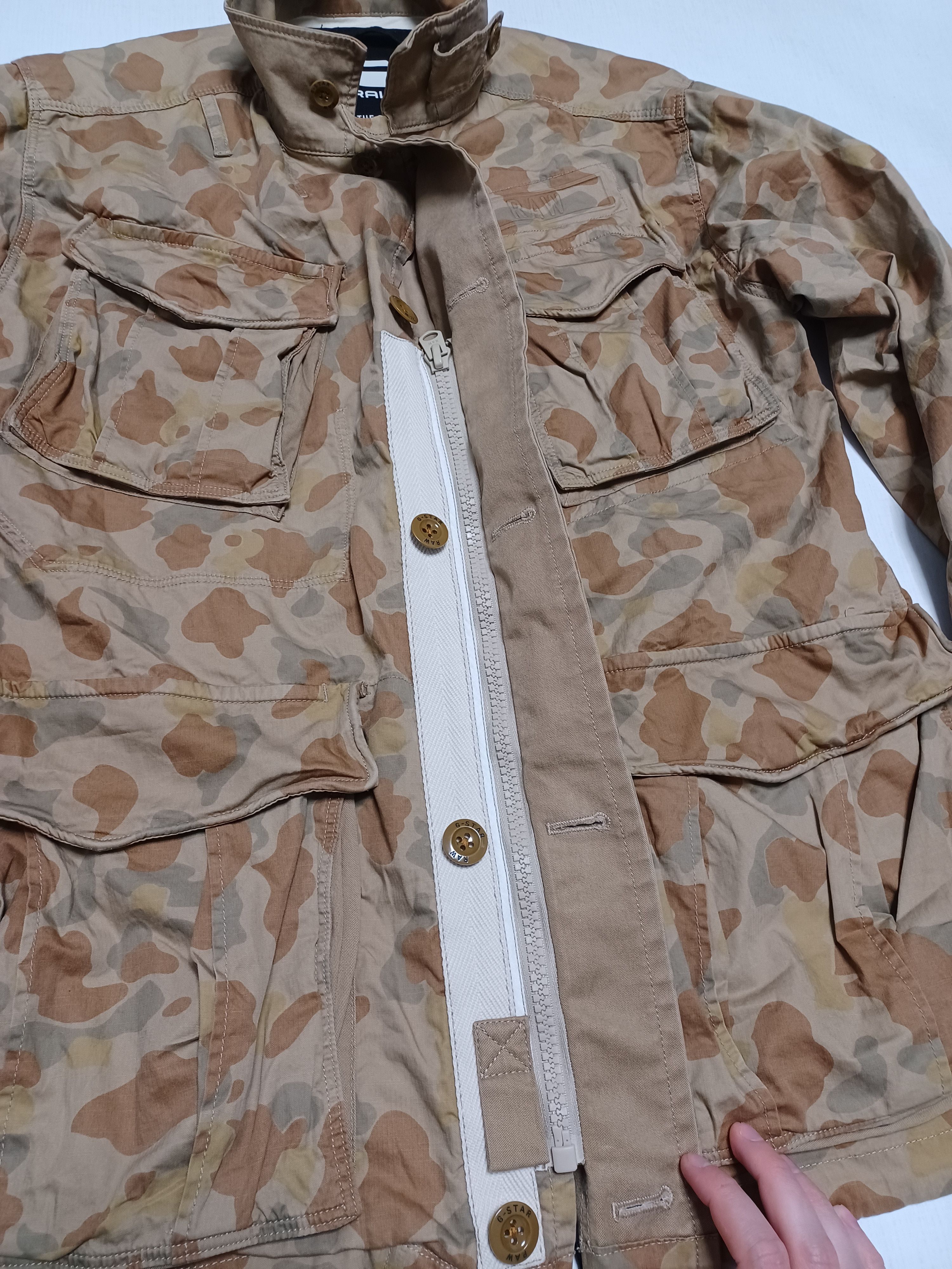 G-Star G star raw yellow camo multipocket cargo avant garde jacket Size US M / EU 48-50 / 2 - 3 Thumbnail