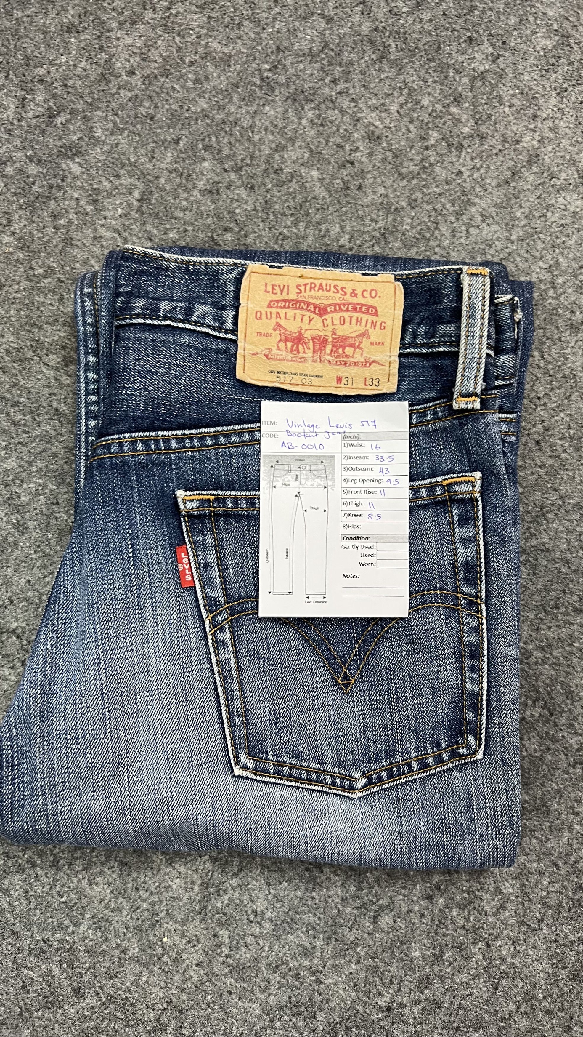 Levi's × Vintage 🔥Bootcut🔥Levis 527 Jeans Size US 32 / EU 48 - 16 Thumbnail