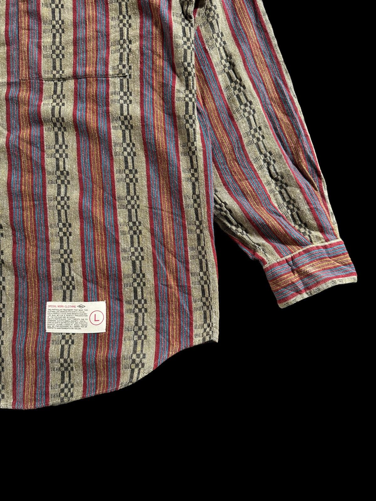 A.F.F.A. × Japanese Brand × PEEL&LIFT 1998 BALL Japan aztec shirt long sleeve Size US L / EU 52-54 / 3 - 9 Thumbnail