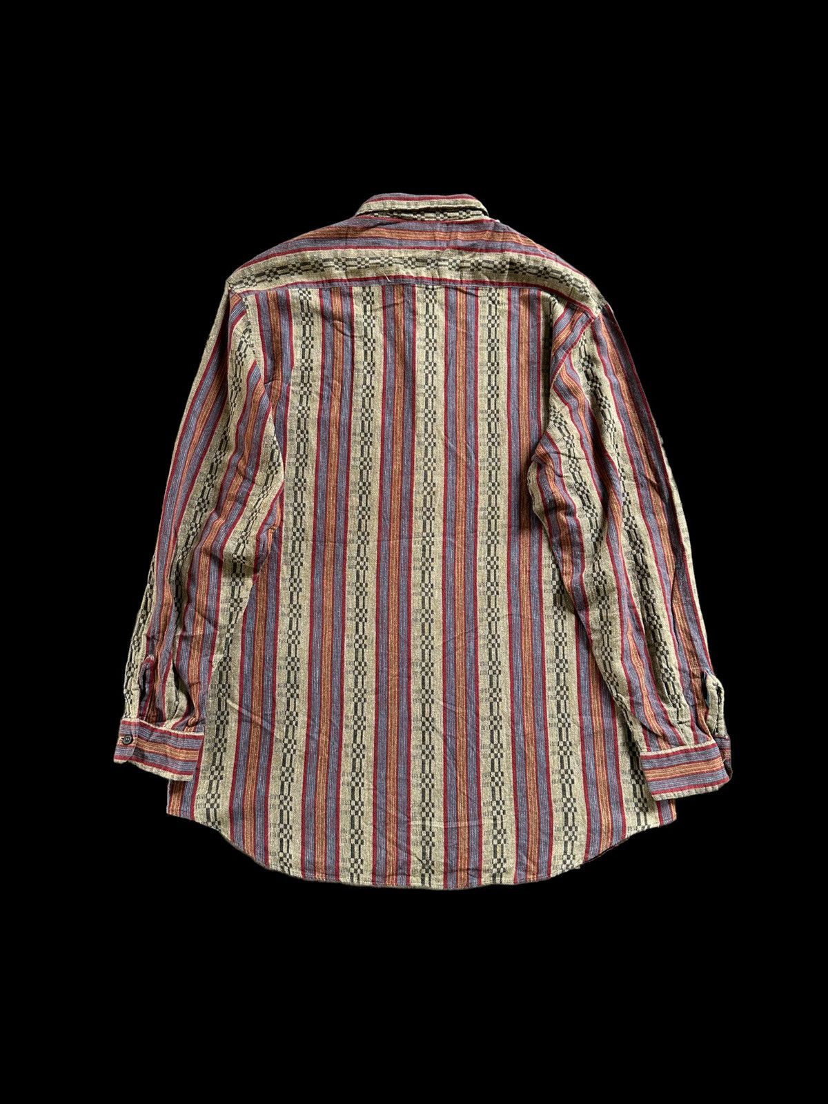 A.F.F.A. × Japanese Brand × PEEL&LIFT 1998 BALL Japan aztec shirt long sleeve Size US L / EU 52-54 / 3 - 4 Thumbnail