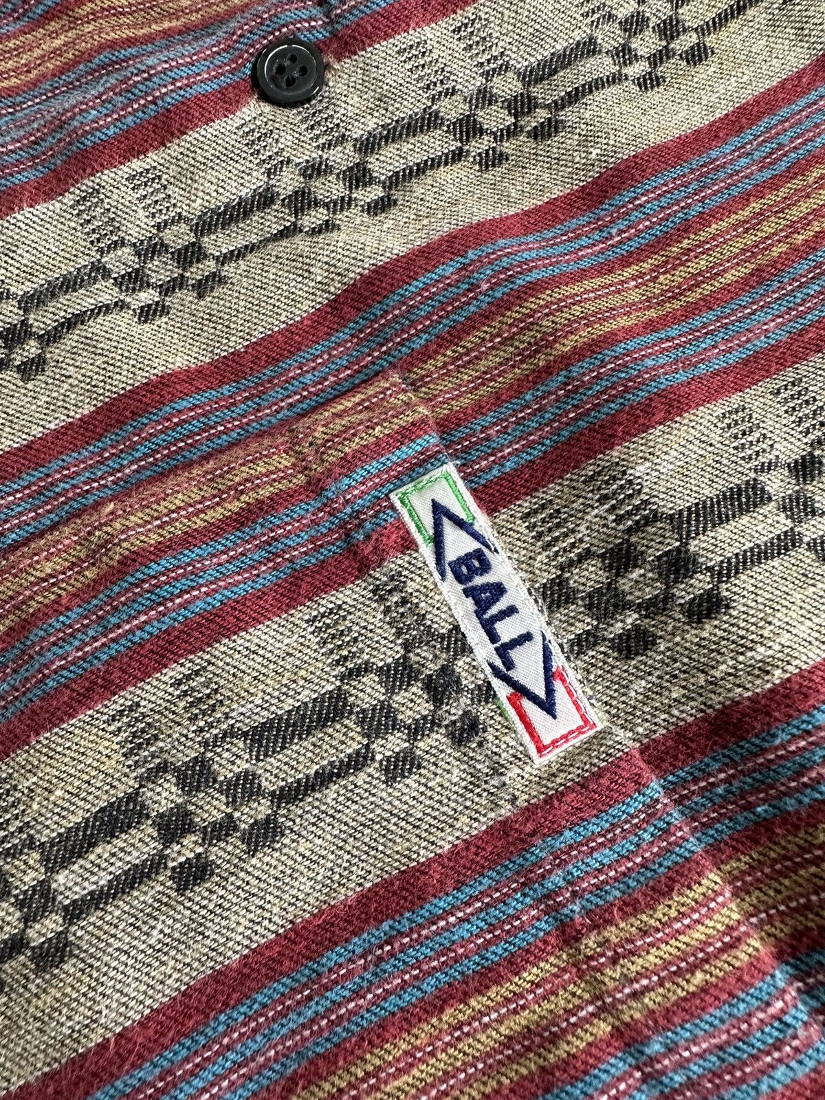 A.F.F.A. × Japanese Brand × PEEL&LIFT 1998 BALL Japan aztec shirt long sleeve Size US L / EU 52-54 / 3 - 14 Thumbnail