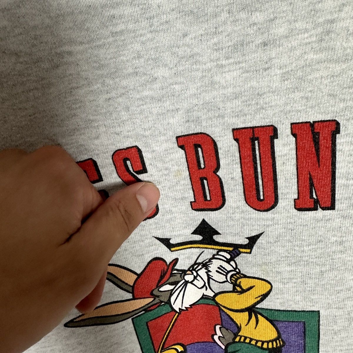 Vintage Vintage 90s Bugs Bunny Golf Cartoon Warner Bros sweatshirt Size US M / EU 48-50 / 2 - 6 Thumbnail