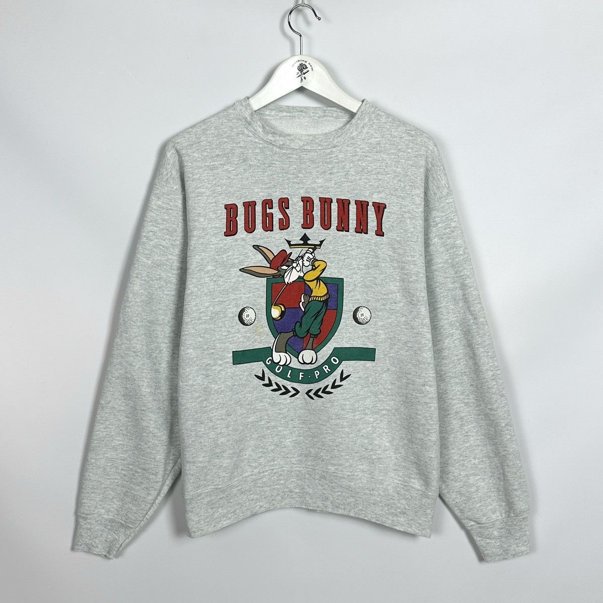 Vintage Vintage 90s Bugs Bunny Golf Cartoon Warner Bros sweatshirt Size US M / EU 48-50 / 2 - 1 Thumbnail