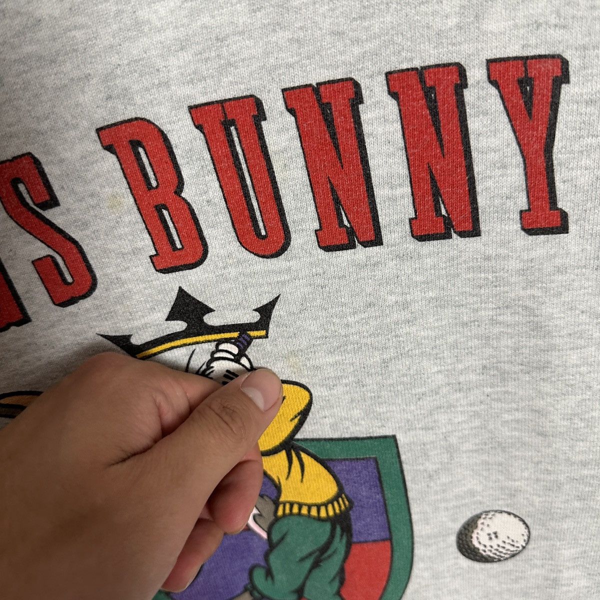 Vintage Vintage 90s Bugs Bunny Golf Cartoon Warner Bros sweatshirt Size US M / EU 48-50 / 2 - 5 Thumbnail