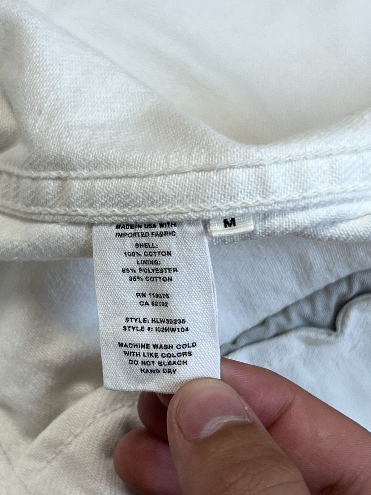 Helmut Lang Helmut Lang Square Shoulder white denim jacket Size M / US 6-8 / IT 42-44 - 12 Thumbnail