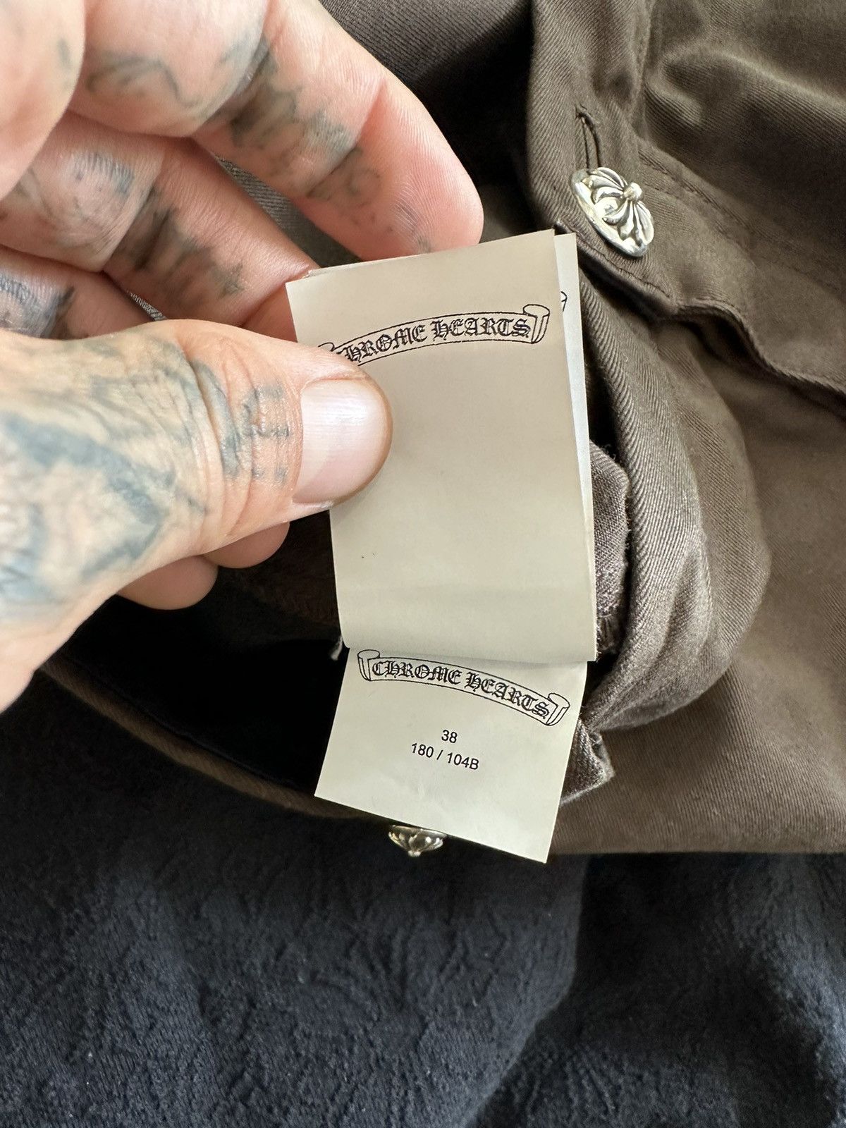 Chrome Hearts BROWN DOUBLE KNEE CARPENTER SHORTS Size US 36 / EU 52 - 12 Thumbnail