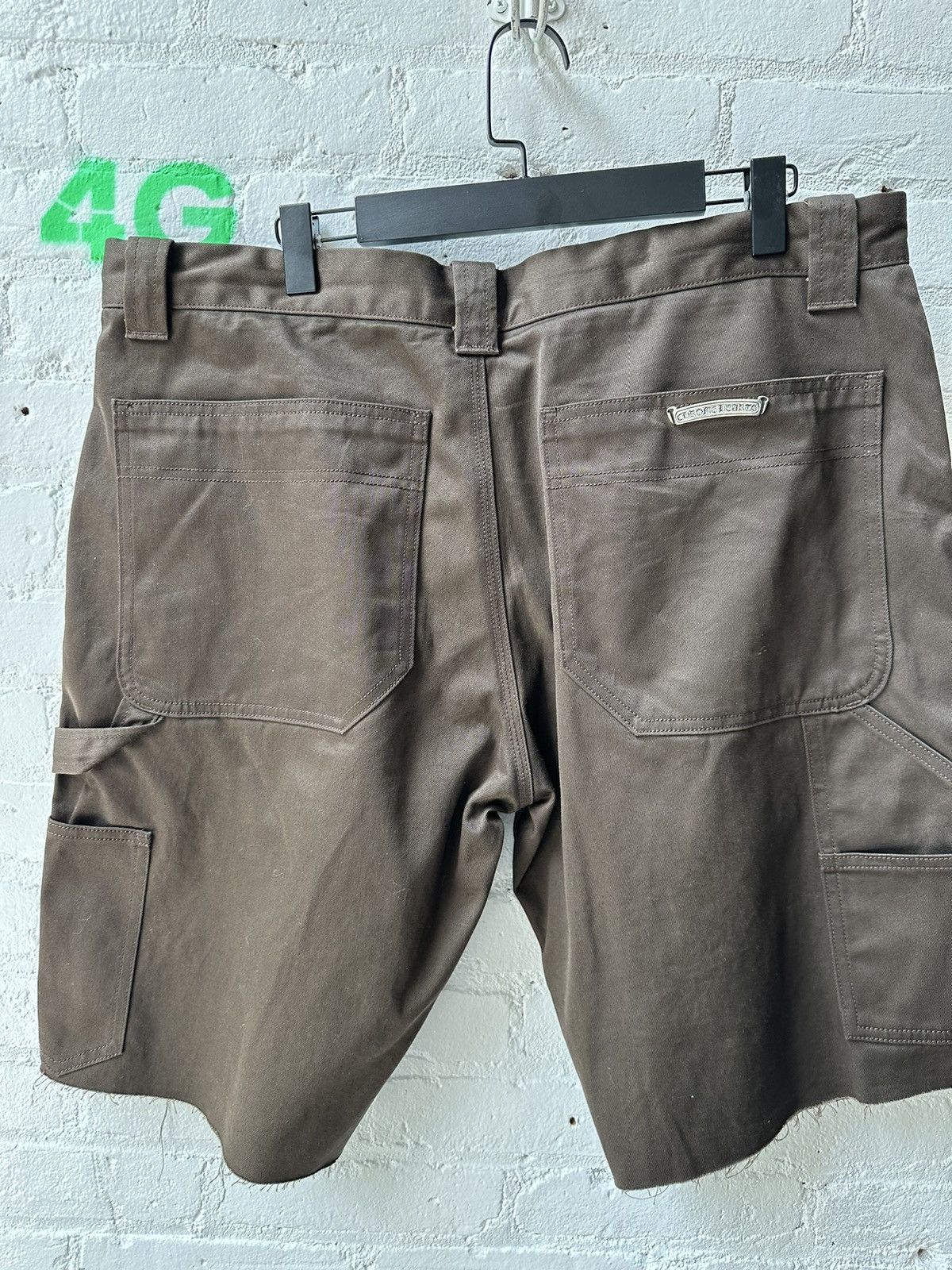 Chrome Hearts BROWN DOUBLE KNEE CARPENTER SHORTS Size US 36 / EU 52 - 8 Thumbnail