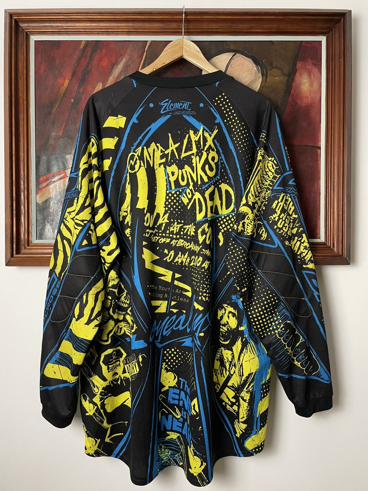 Other Oneal Motocross Jersey Element Punk Not Dead Rock Racing Size US XL / EU 56 / 4 - 2 Thumbnail
