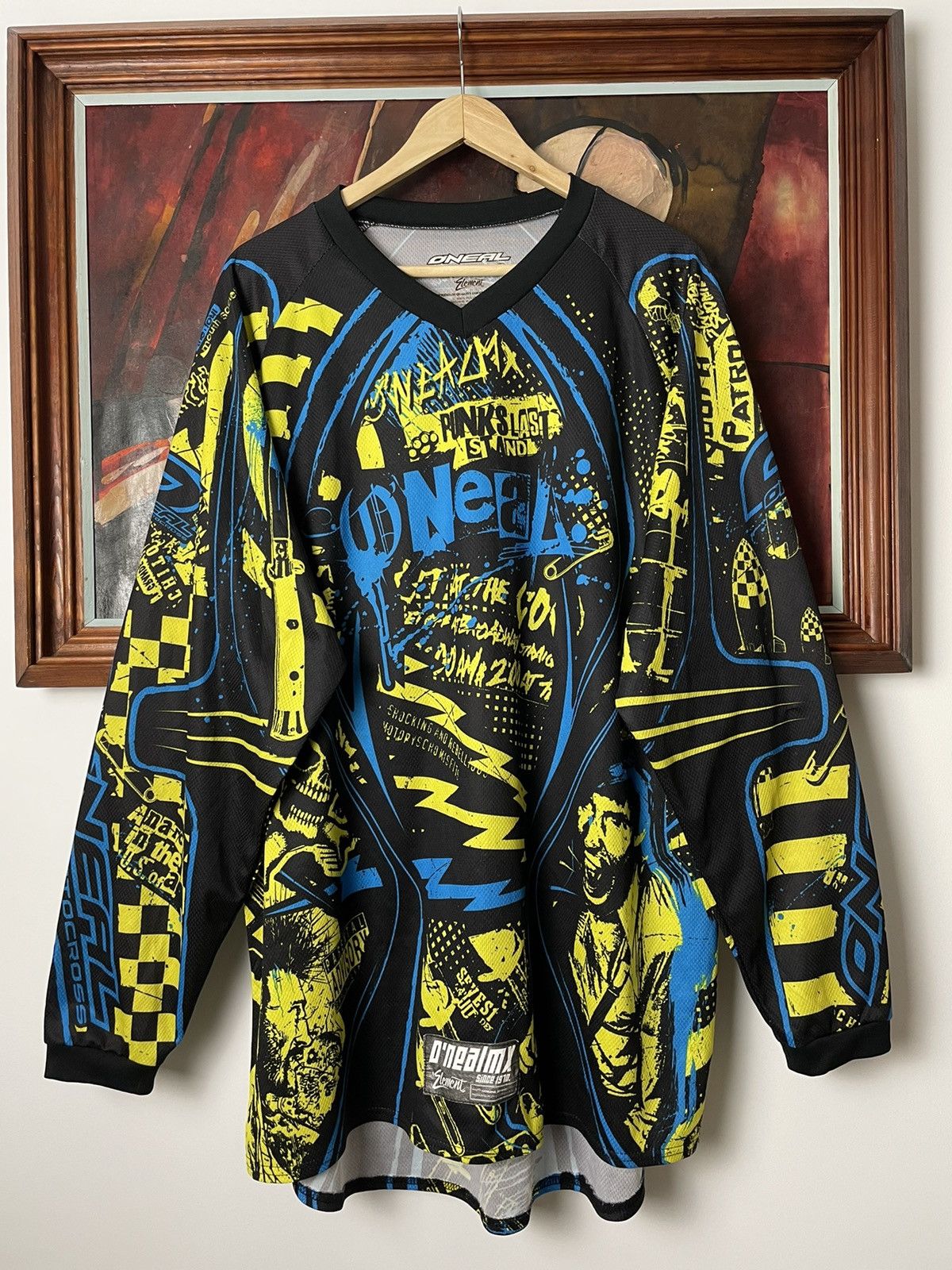 Other Oneal Motocross Jersey Element Punk Not Dead Rock Racing Size US XL / EU 56 / 4 - 1 Thumbnail