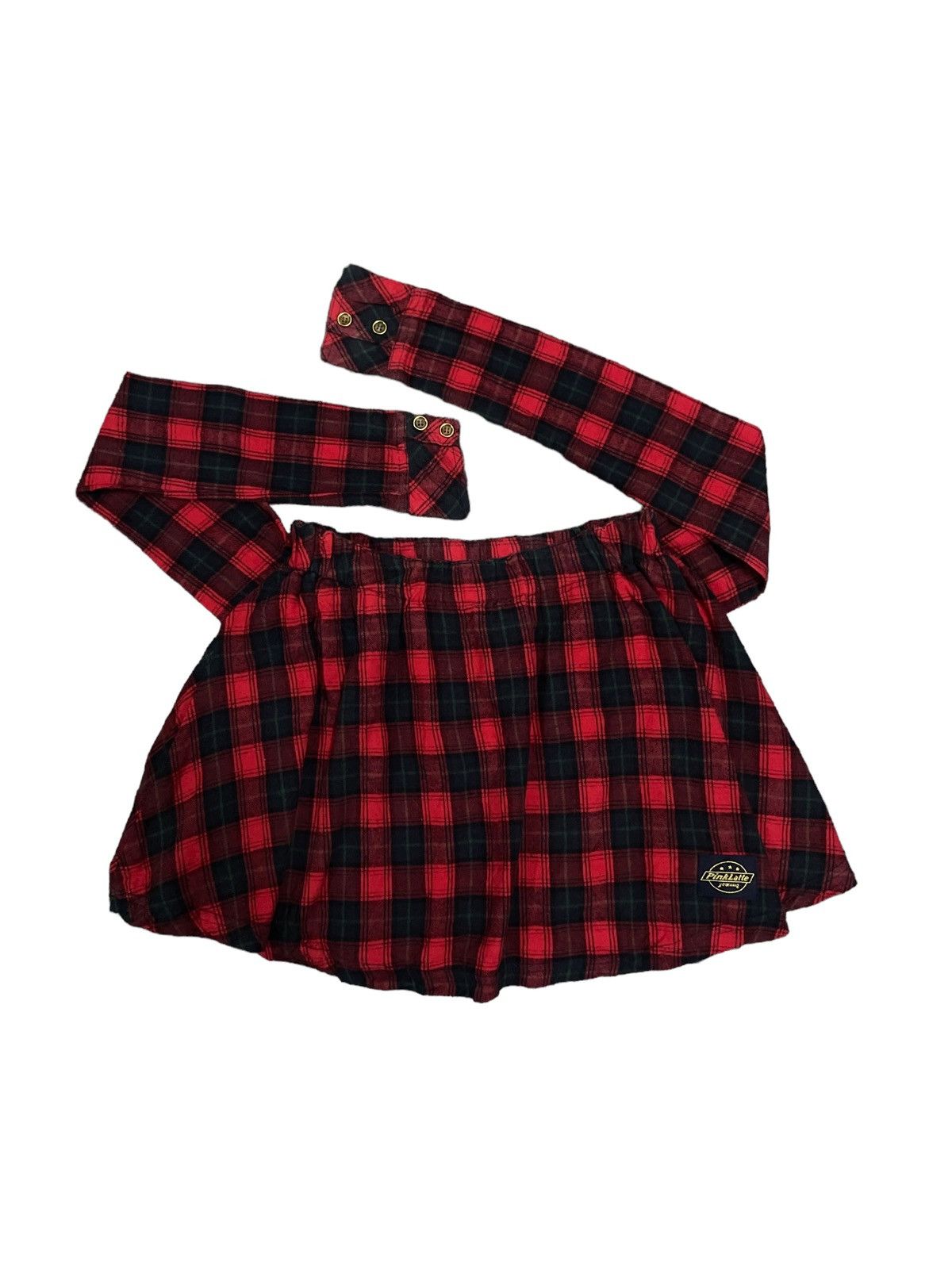 Japanese Brand Japanese Mini Skirt Punk Inspired Red Tartan Streetstyle Size 26" / US 2 / IT 38 - 2 Thumbnail