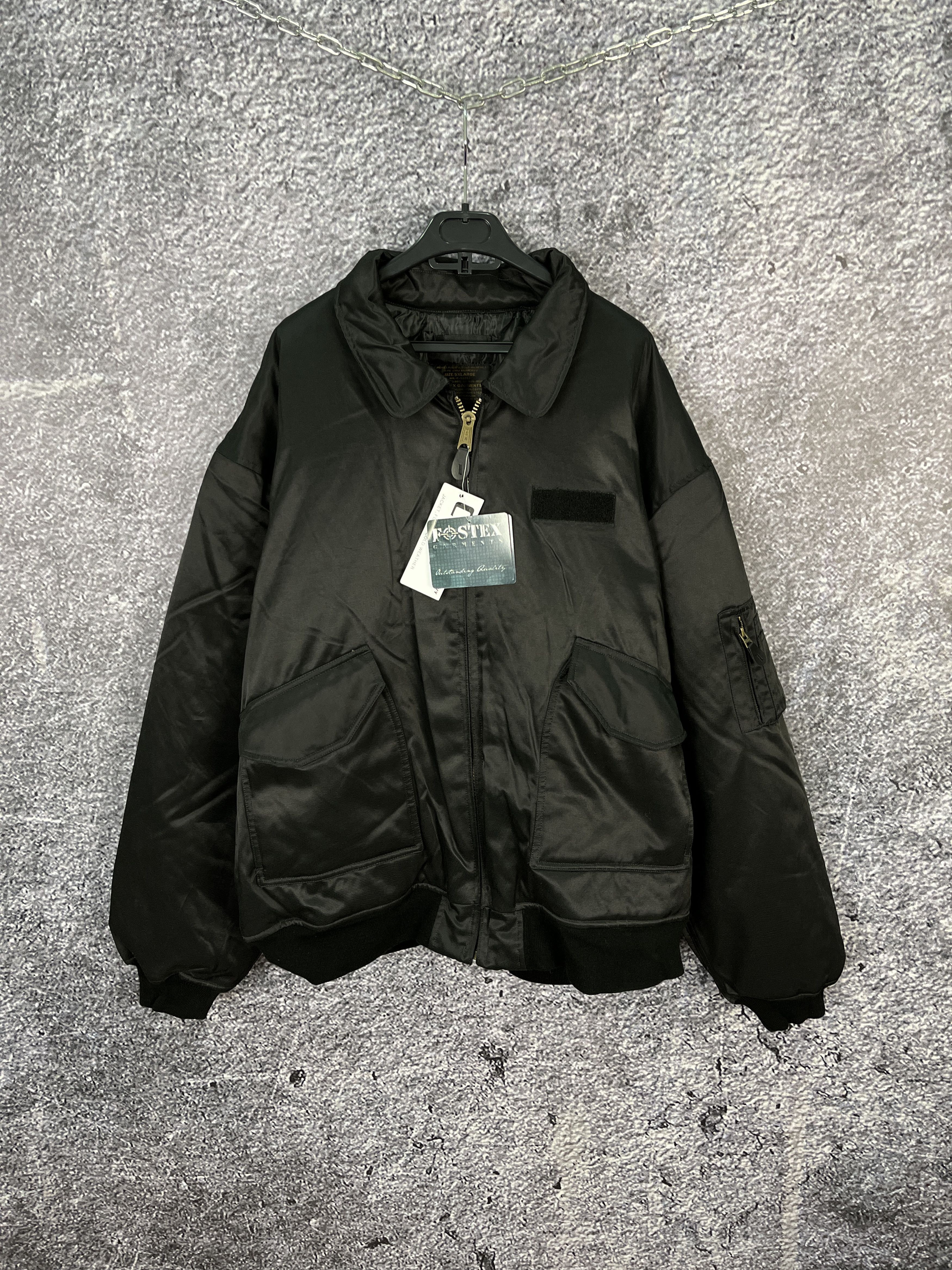 image of Mens Fostex Garment Bomber Jacket Flyer's Size 5Xl