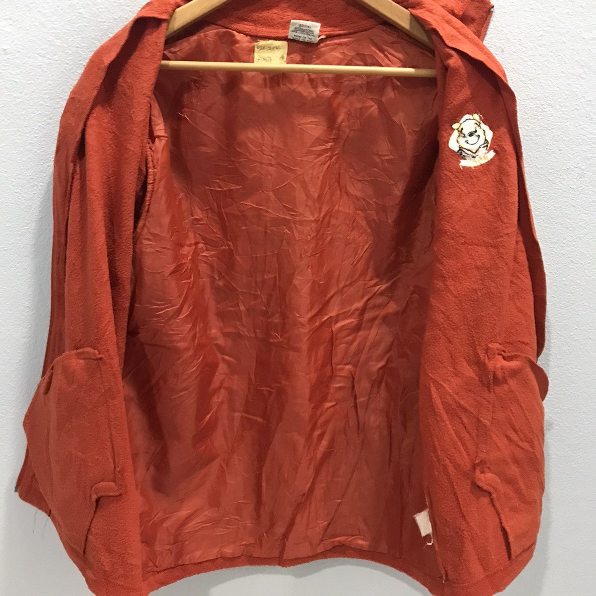 Disney Winnie the pooh wool fleece jacket embroidered string fits Size US M / EU 48-50 / 2 - 5 Thumbnail