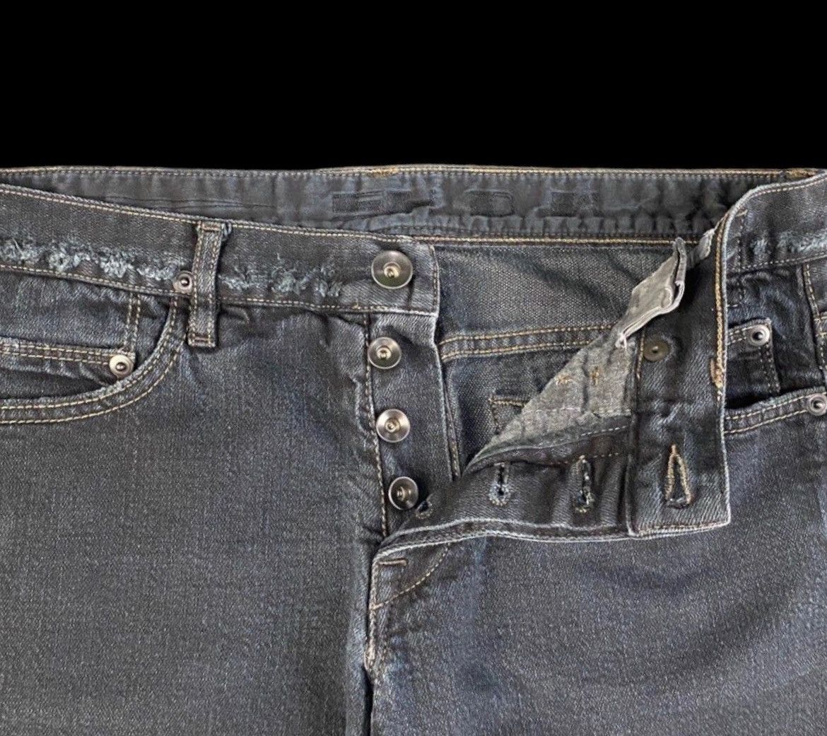 Rick Owens Black Dyed - Denim Pants - DS5304/STB Size US 32 / EU 48 - 3 Thumbnail
