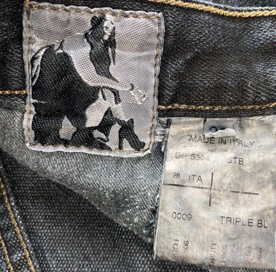 Rick Owens Black Dyed - Denim Pants - DS5304/STB Size US 32 / EU 48 - 4 Thumbnail
