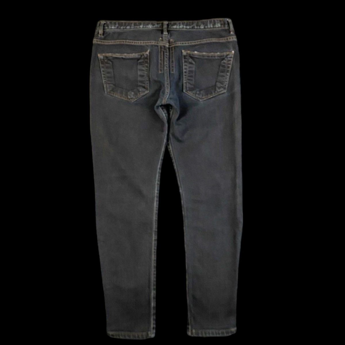Rick Owens Black Dyed - Denim Pants - DS5304/STB Size US 32 / EU 48 - 7 Thumbnail