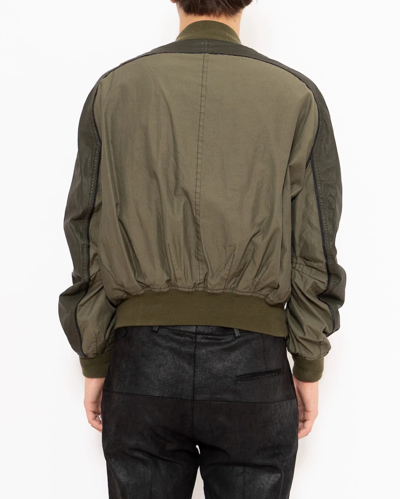 Haider Ackermann SS19 Venice Khaki Bomber Jacket Sample Size US S / EU 44-46 / 1 - 4 Thumbnail